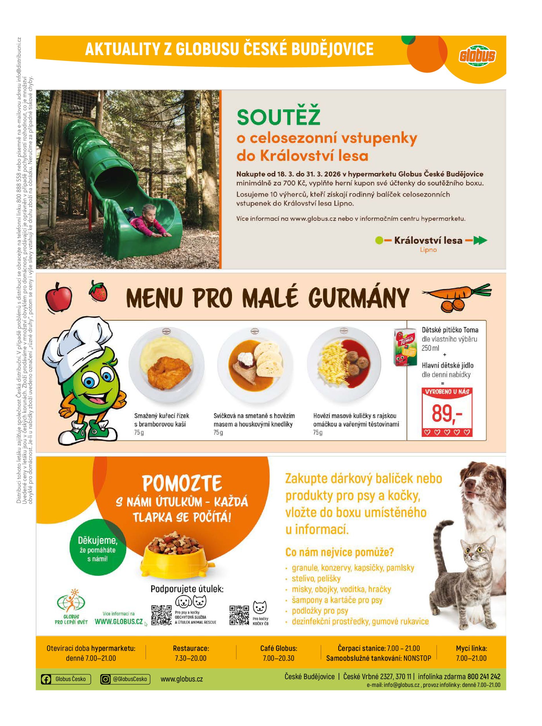 globus - Globus - České Budějovice leták platný od středy 18.03.2026 do úterý 24.03.2026 - page: 36