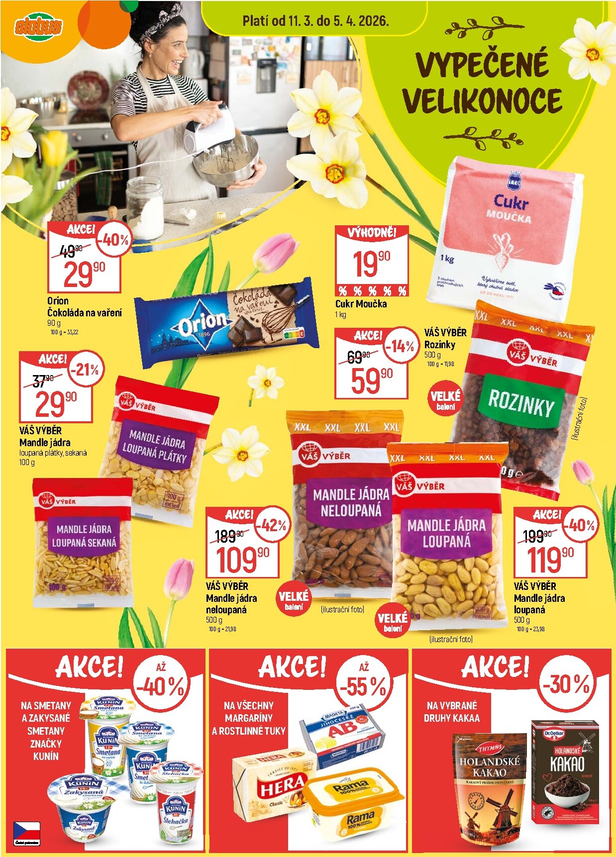 globus - Globus - Velikonoce leták platný od středy 11.03.2026 do neděle 05.04.2026