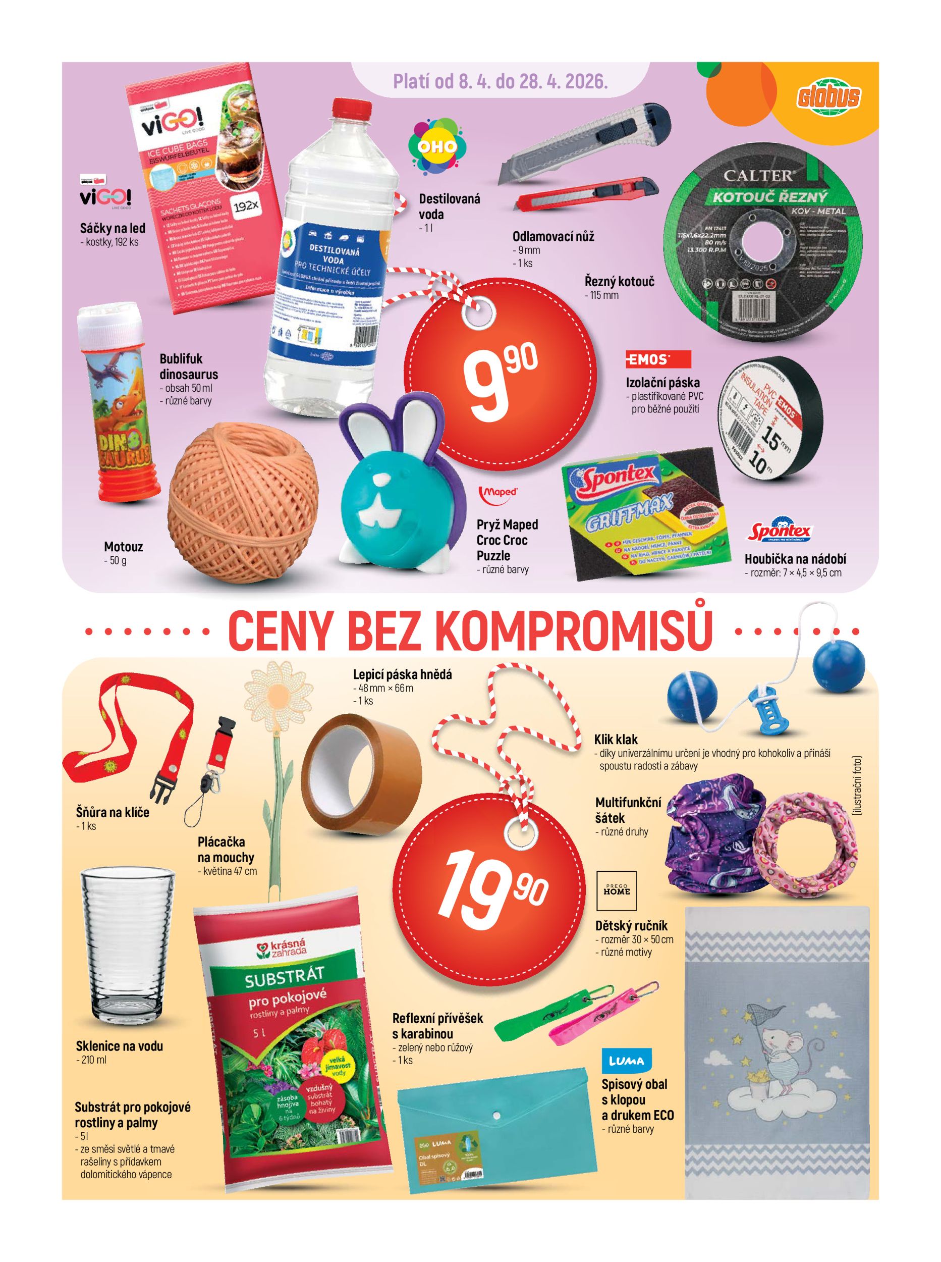 globus - Globus - Praha Černý Most leták platný od středy 08.04.2026 do úterý 14.04.2026 - page: 19