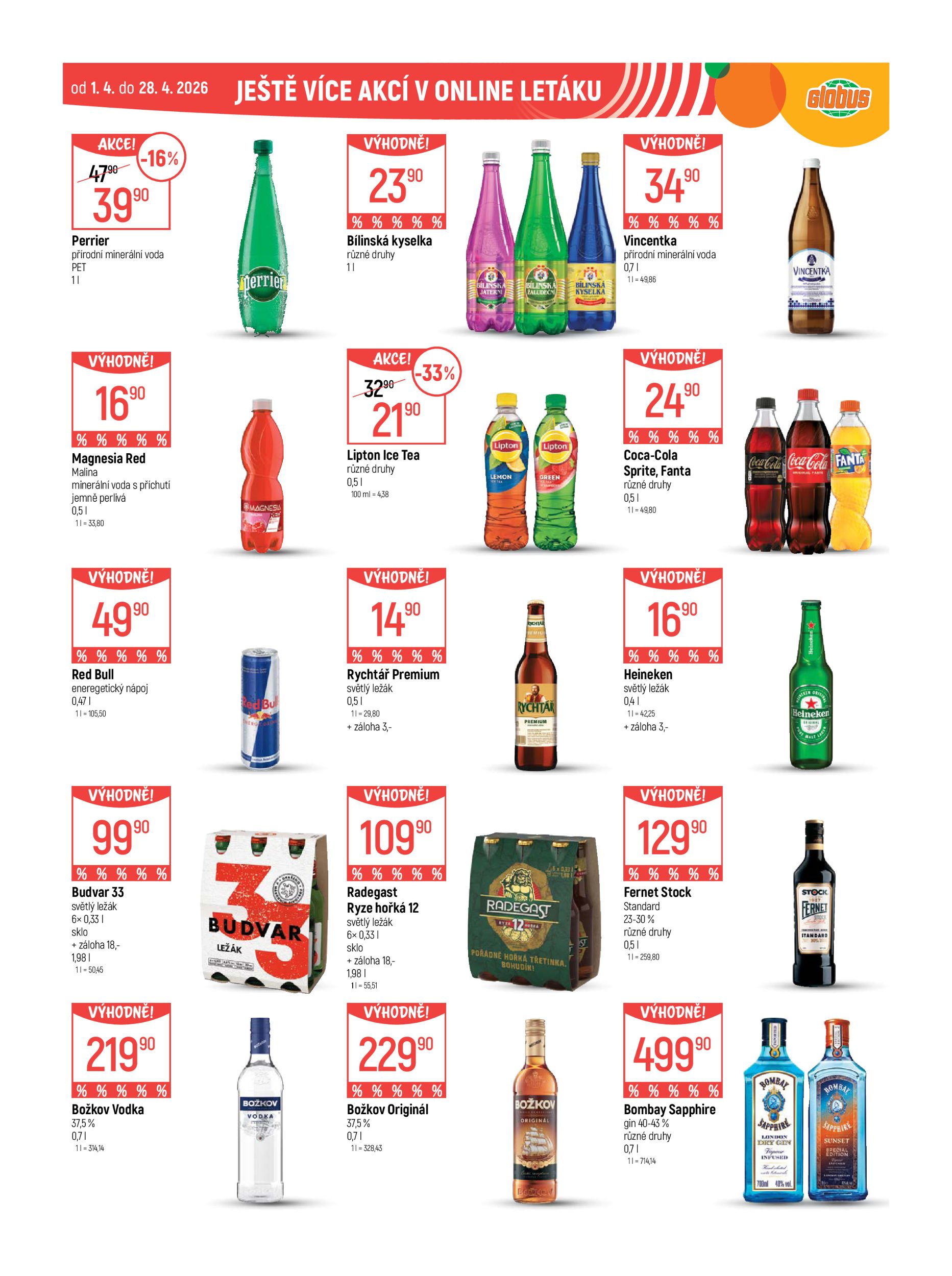 globus - Globus - Chomutov leták platný od středy 08.04.2026 do úterý 14.04.2026 - page: 46