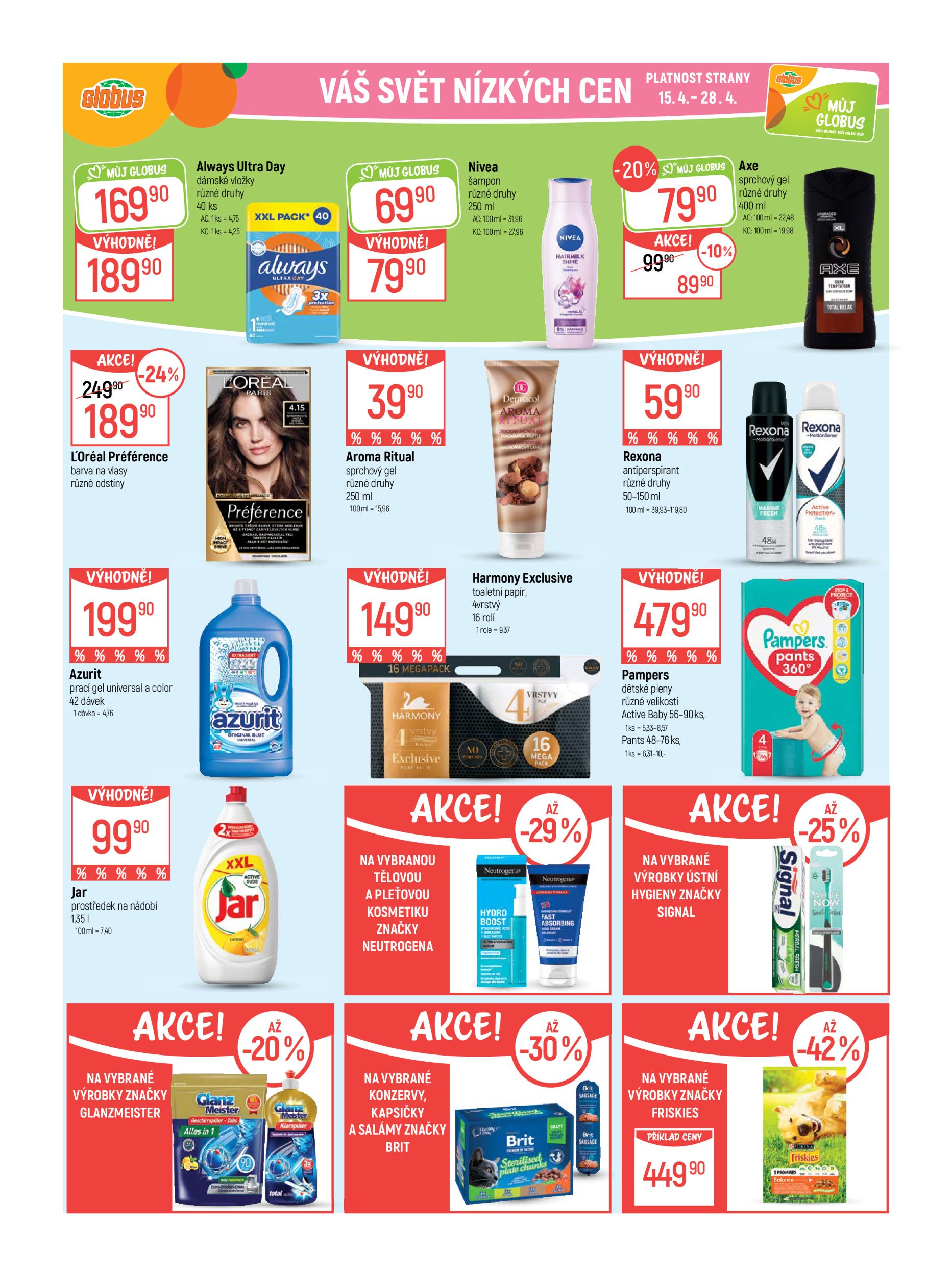 globus - Globus - Trmice u Ústí nad Labem leták na příští týden od středy 15.04.2026 do úterý 21.04.2026 - page: 20