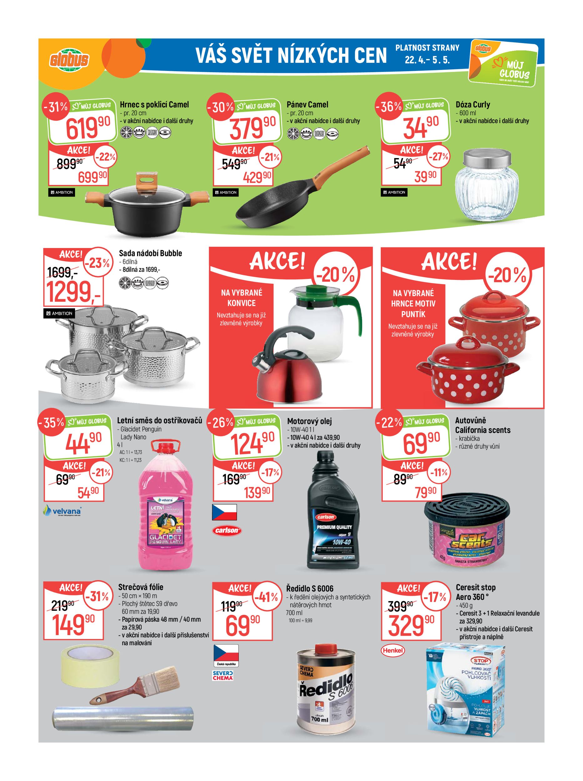 globus - Globus - Praha - Štěrboholy leták na příští týden od středy 22.04.2026 do úterý 28.04.2026 - page: 30