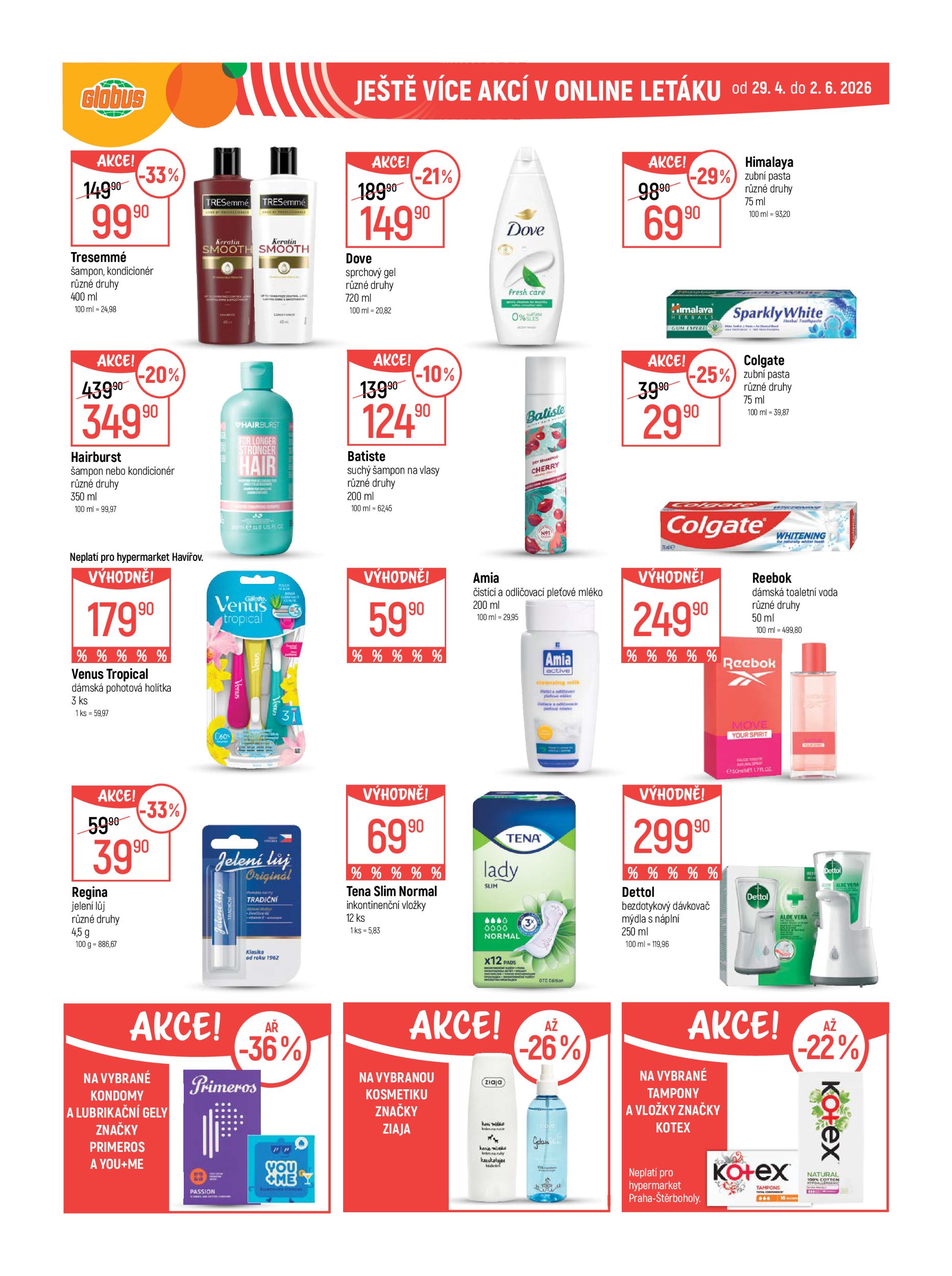 globus - Globus - Praha - Zličín leták na příští týden od středy 29.04.2026 do úterý 05.05.2026 - page: 36