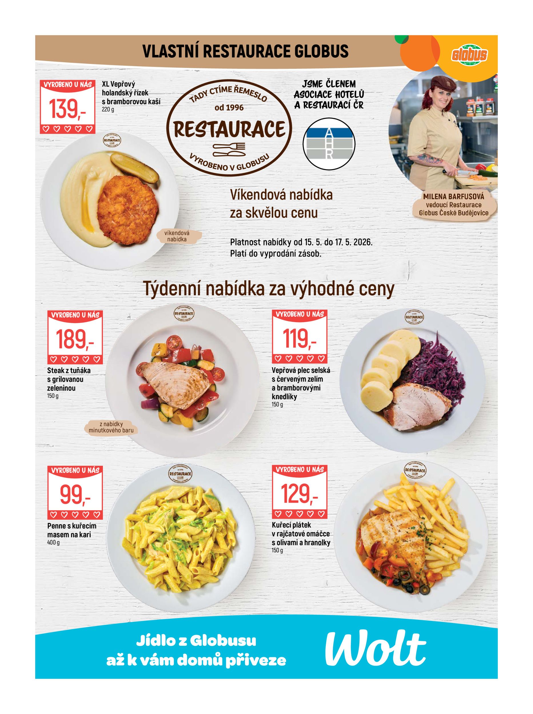globus - Globus - České Budějovice leták na příští týden od středy 13.05.2026 do úterý 19.05.2026 - page: 8