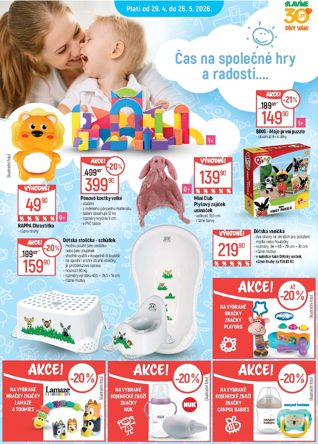 globus - Aktuální Globus - Pro naše nejmenší leták platný od středy 29.04.2026 do úterý 26.05.2026 - page: 6