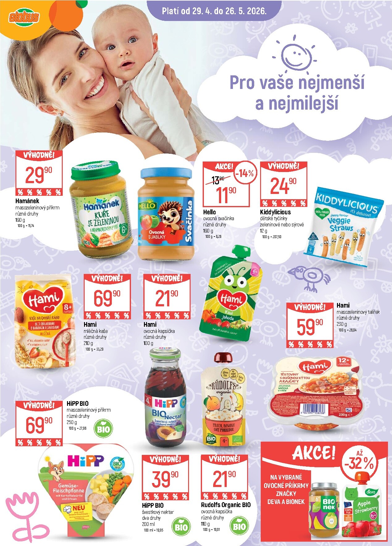 globus - Aktuální Globus - Pro naše nejmenší leták platný od středy 29.04.2026 do úterý 26.05.2026 - page: 1