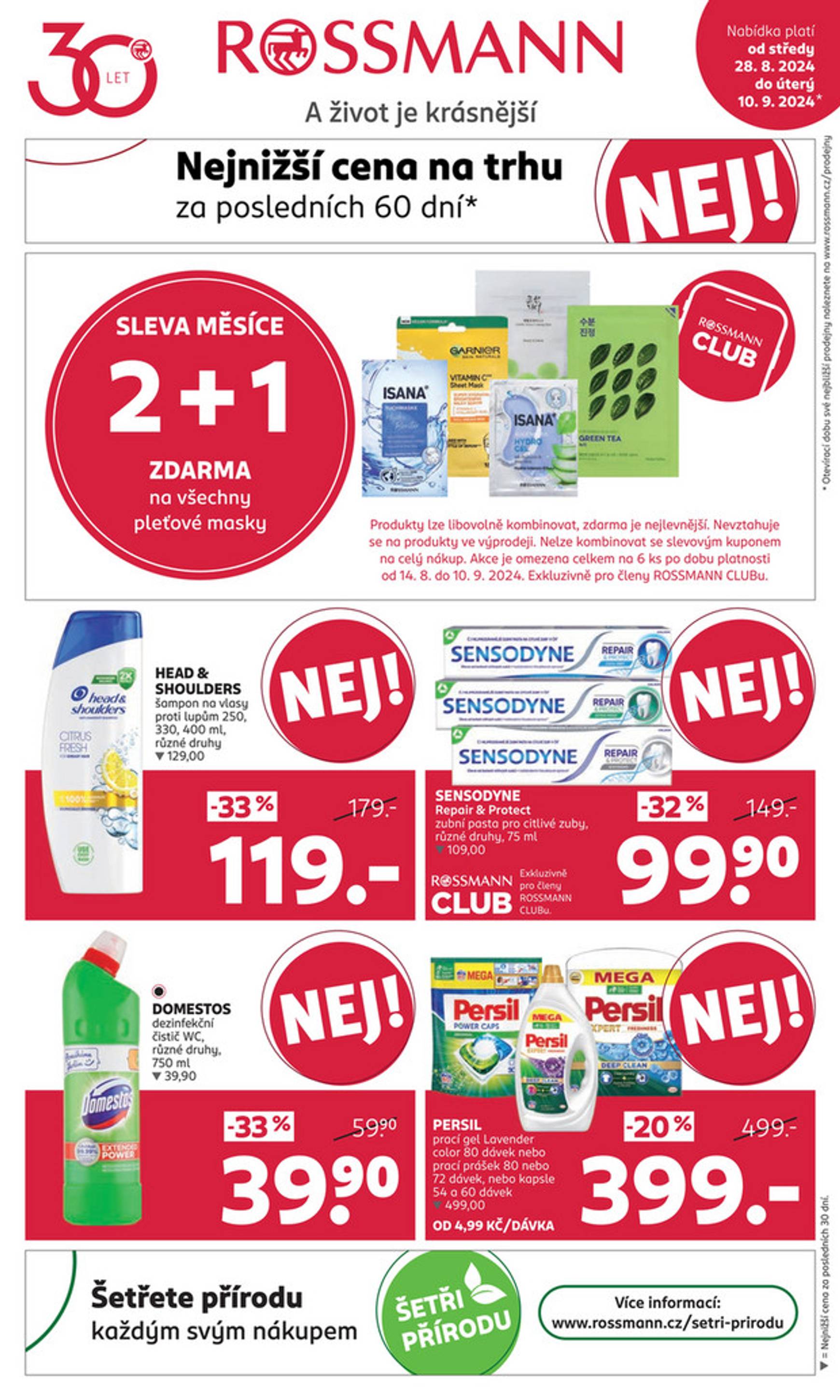 rossmann - Leták ROSSMANN od 28.08. do 10.09.