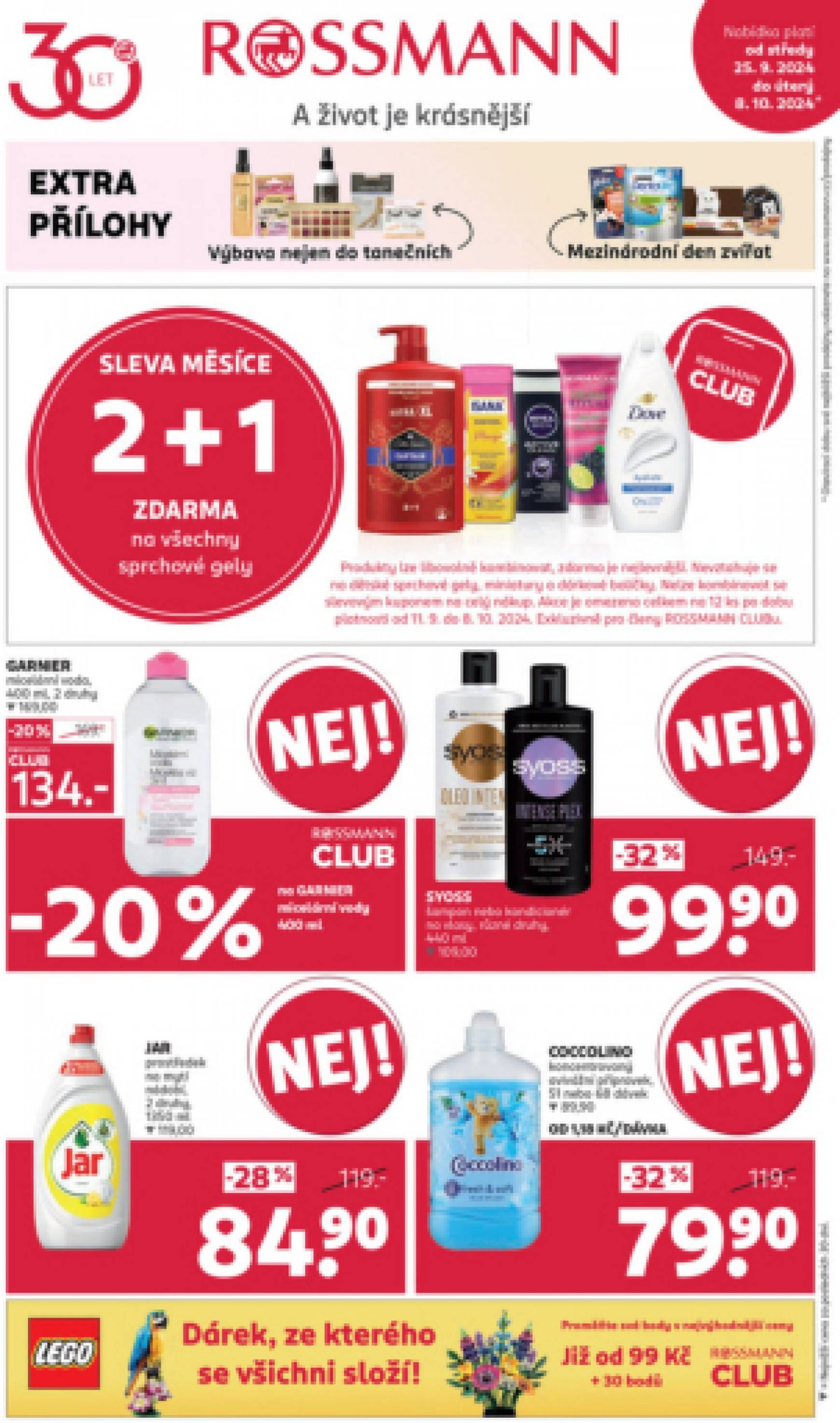 rossmann - Leták ROSSMANN od 25.09. do 08.10.