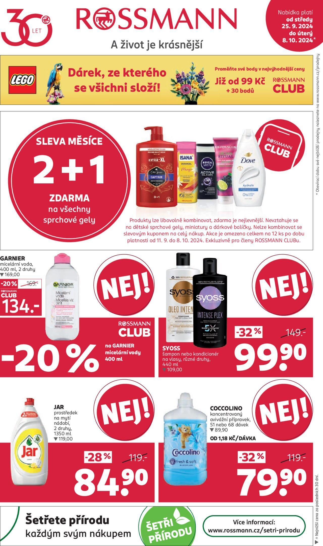 rossmann - Rossmann leták 25.09.2024 - 08.10.2024 - page: 1