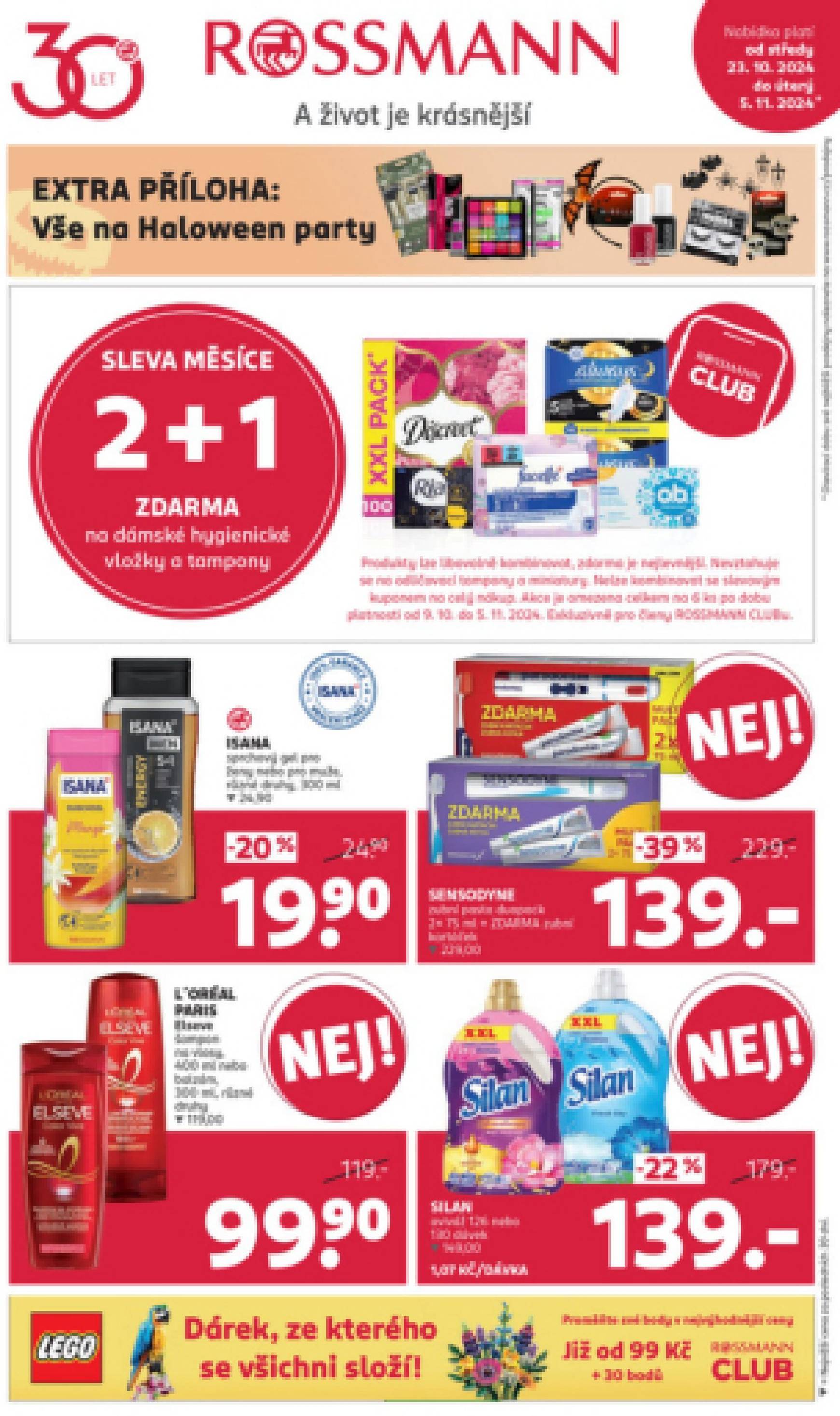 rossmann - Leták ROSSMANN od 23.10. do 05.11.