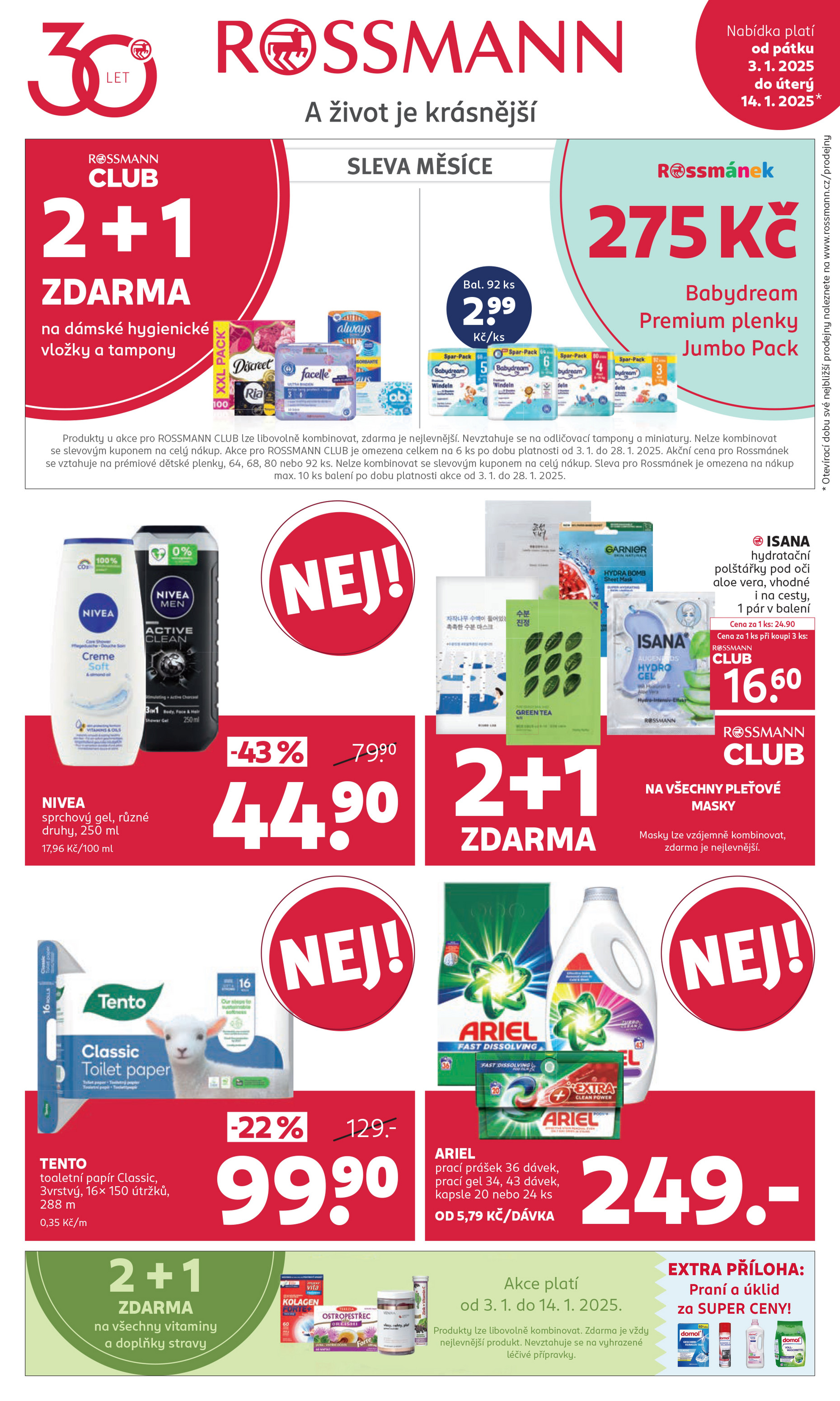 rossmann - Leták ROSSMANN od 03.01. do 14.01.