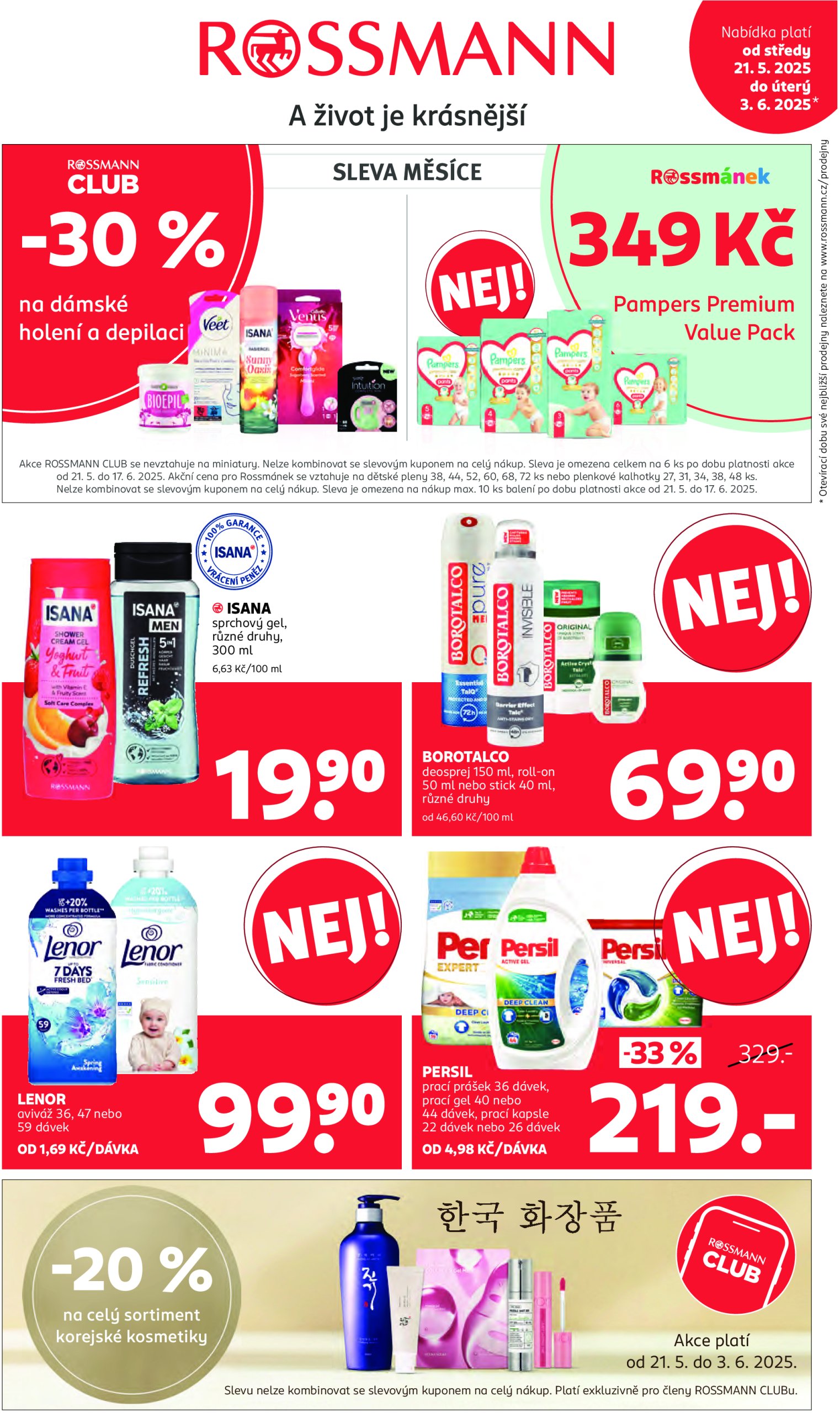 rossmann - Leták ROSSMANN od 21.05. do 03.06.