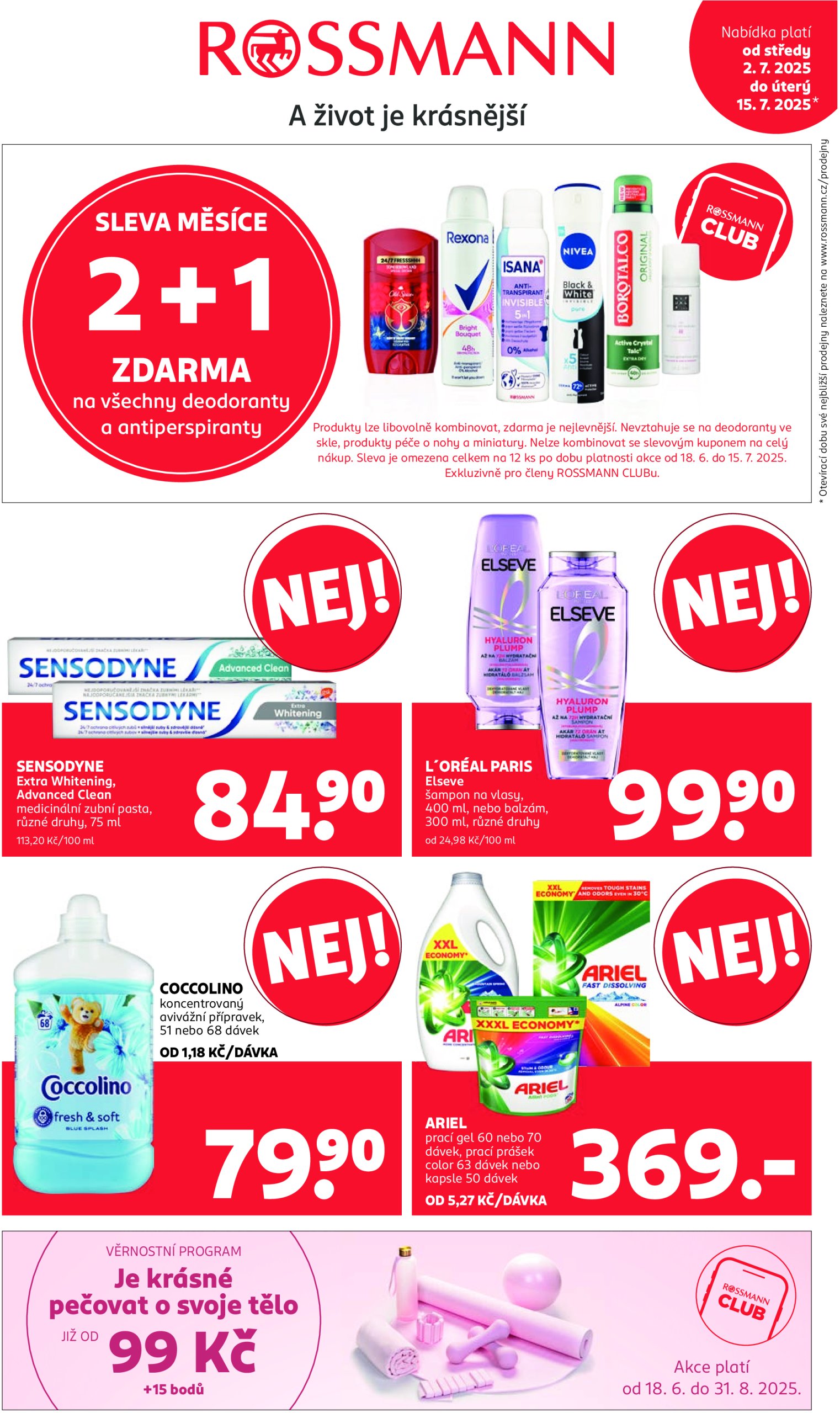 rossmann - Leták ROSSMANN od 02.07. do 15.07.