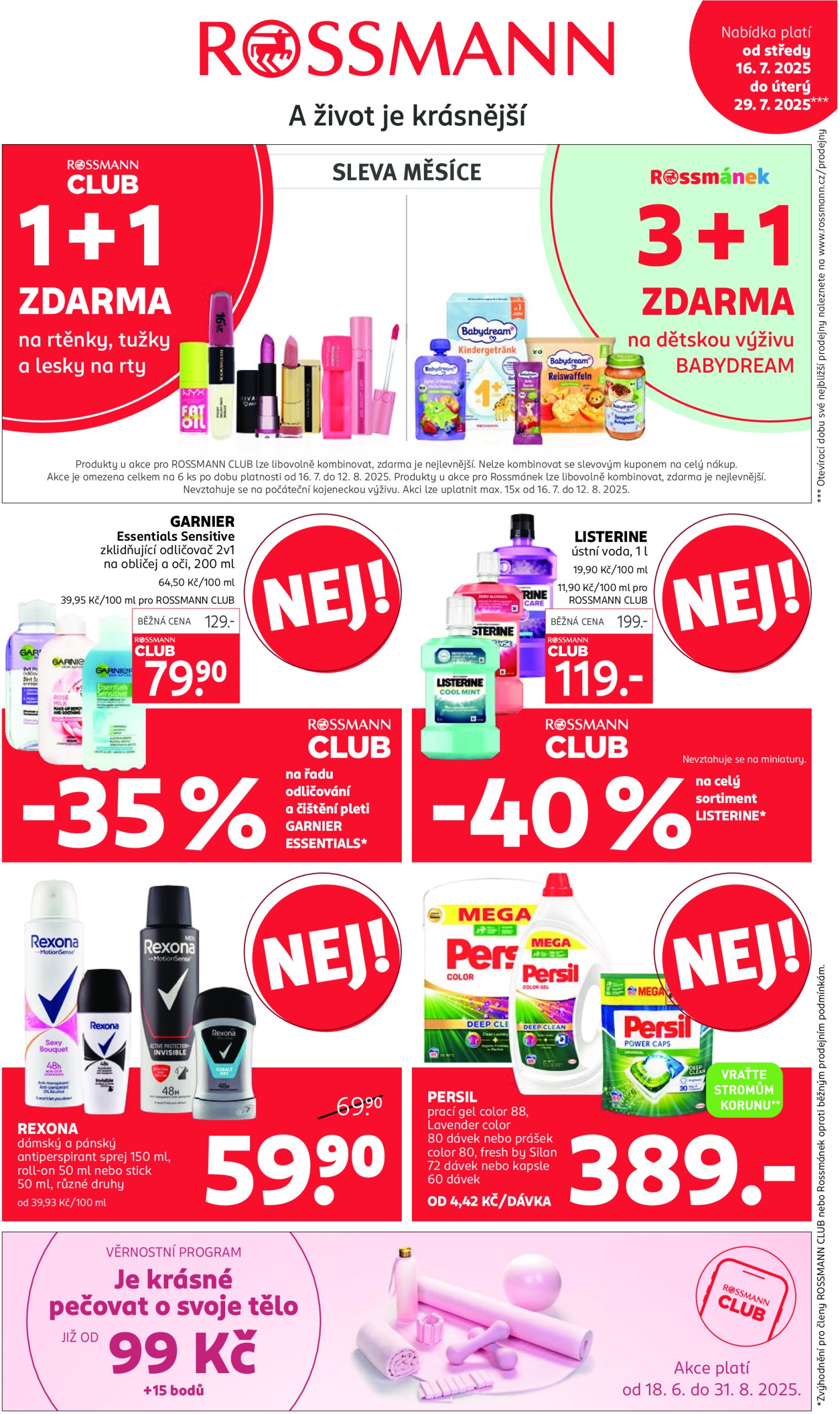 rossmann - Leták ROSSMANN od 16.07. do 29.07.