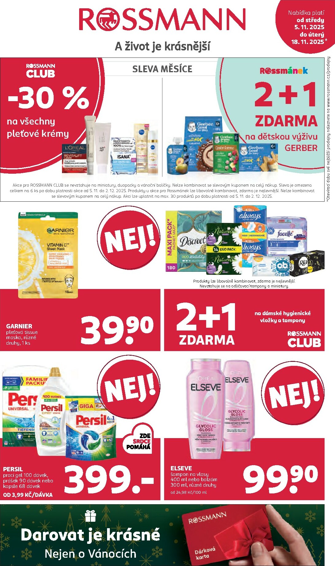 rossmann - Aktuální leták ROSSMANN od 05.11. do 18.11.