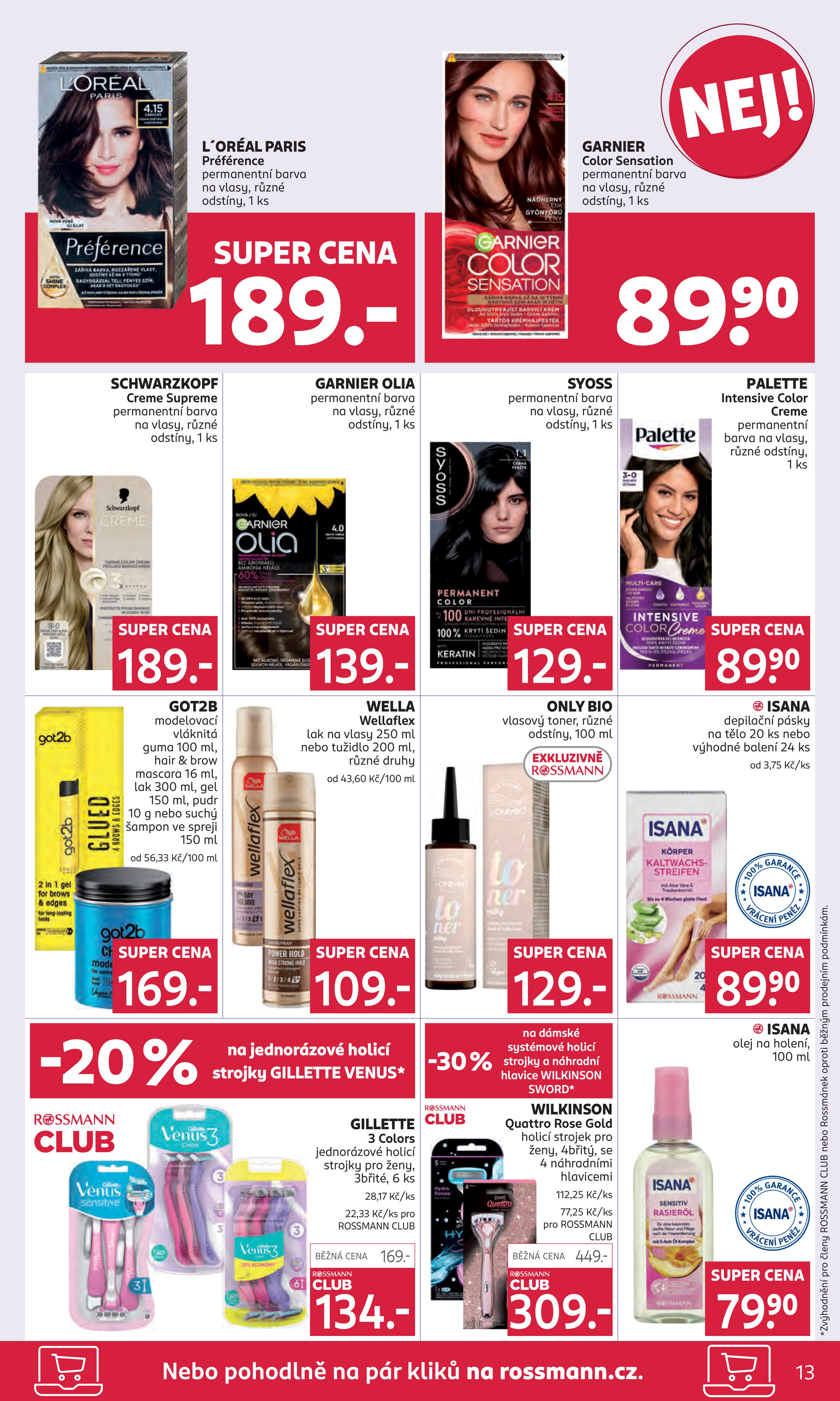 rossmann - Aktuální leták ROSSMANN od 31.12. do 13.01. - page: 13