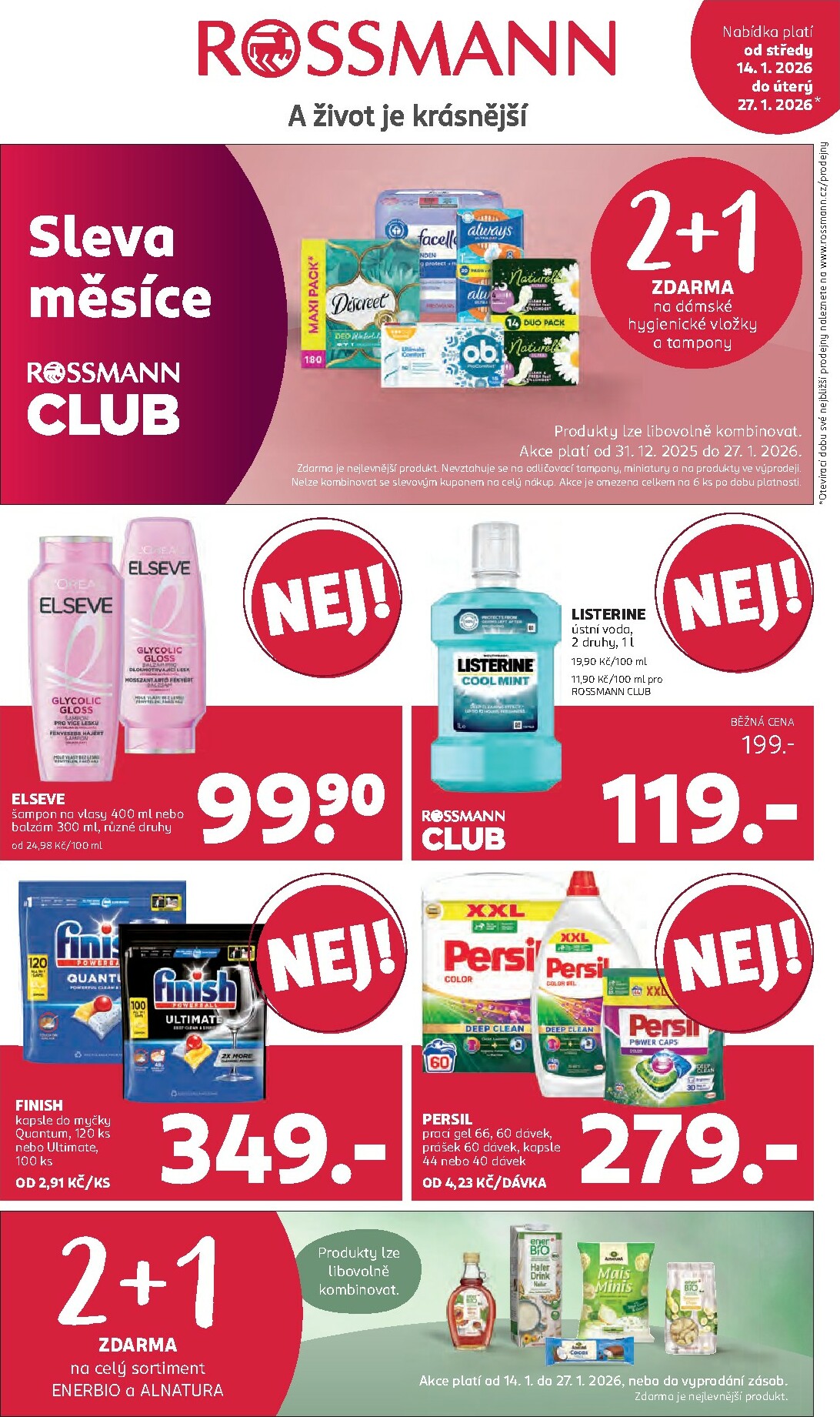 rossmann - Aktuální leták ROSSMANN od 14.01. do 27.01.
