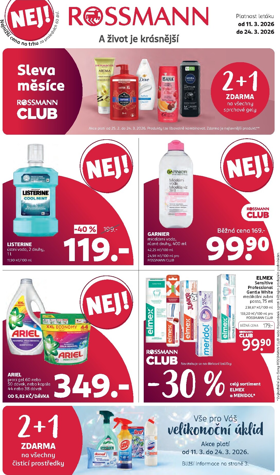 rossmann - ROSSMANN leták platný od středy 11.03.2026 do úterý 24.03.2026