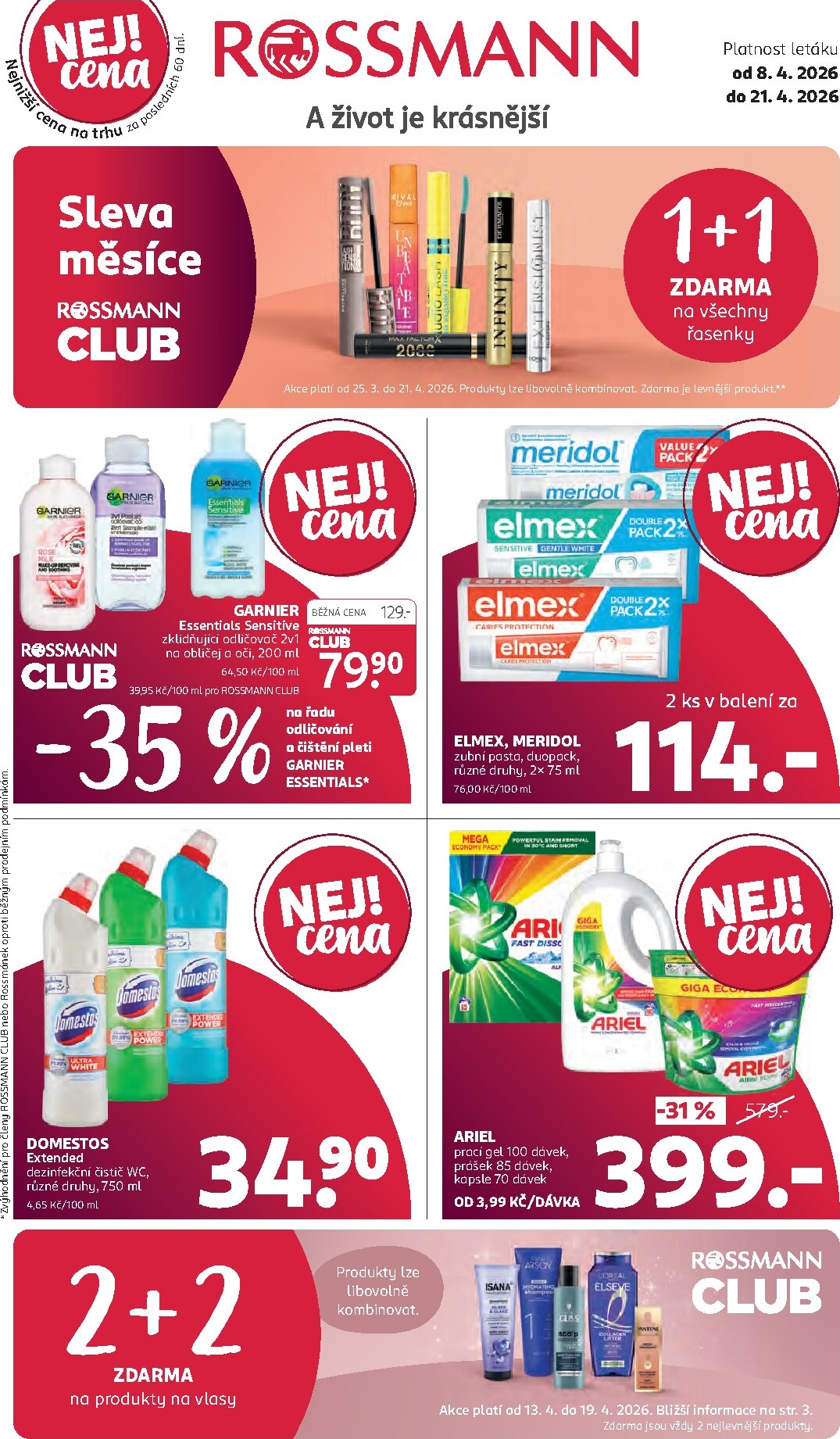 rossmann - ROSSMANN leták platný od středy 08.04.2026 do úterý 21.04.2026 - page: 1