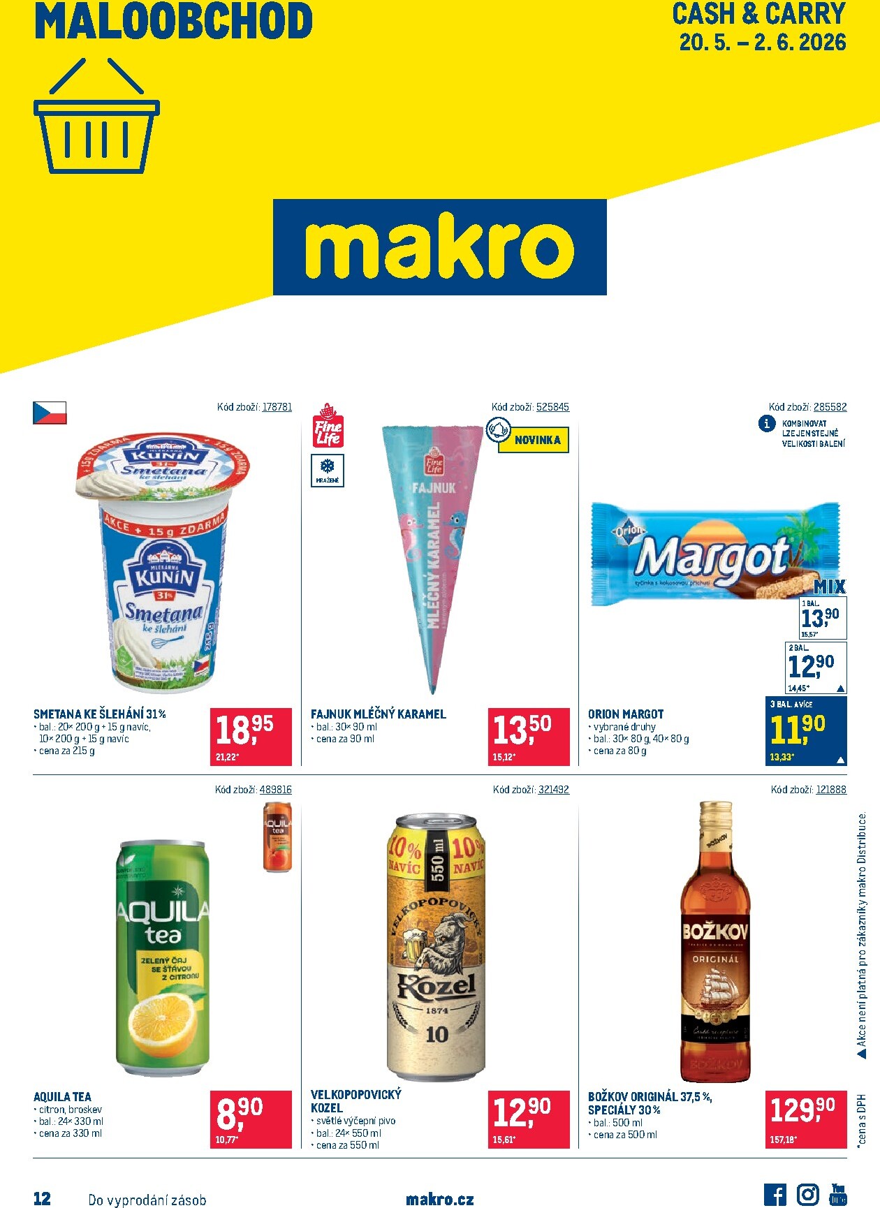 makro - Aktuální Makro - Maloobchod leták platný od středy 20.05.2026 do úterý 02.06.2026