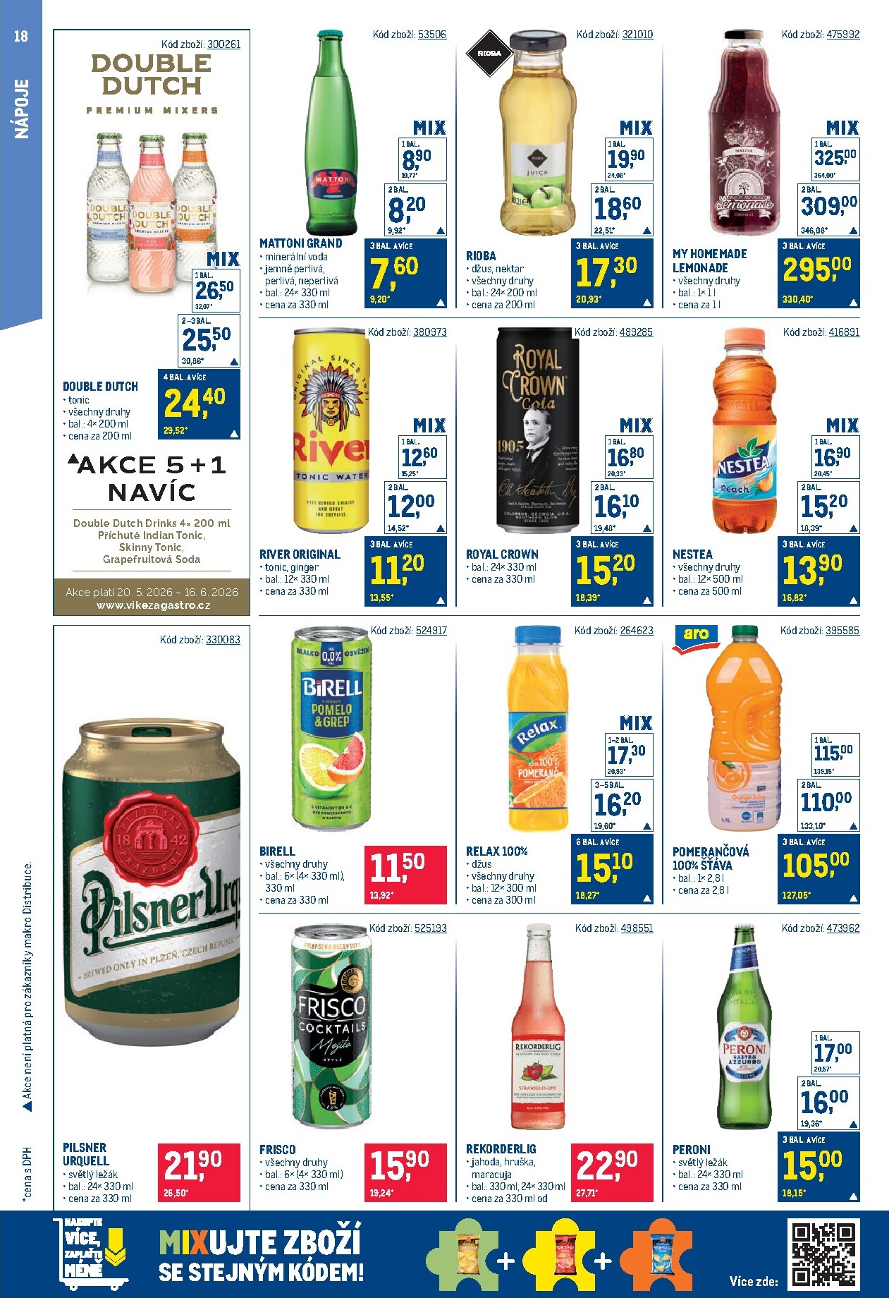 makro - Aktuální Makro - Gastronomie leták platný od středy 20.05.2026 do úterý 02.06.2026 - page: 18