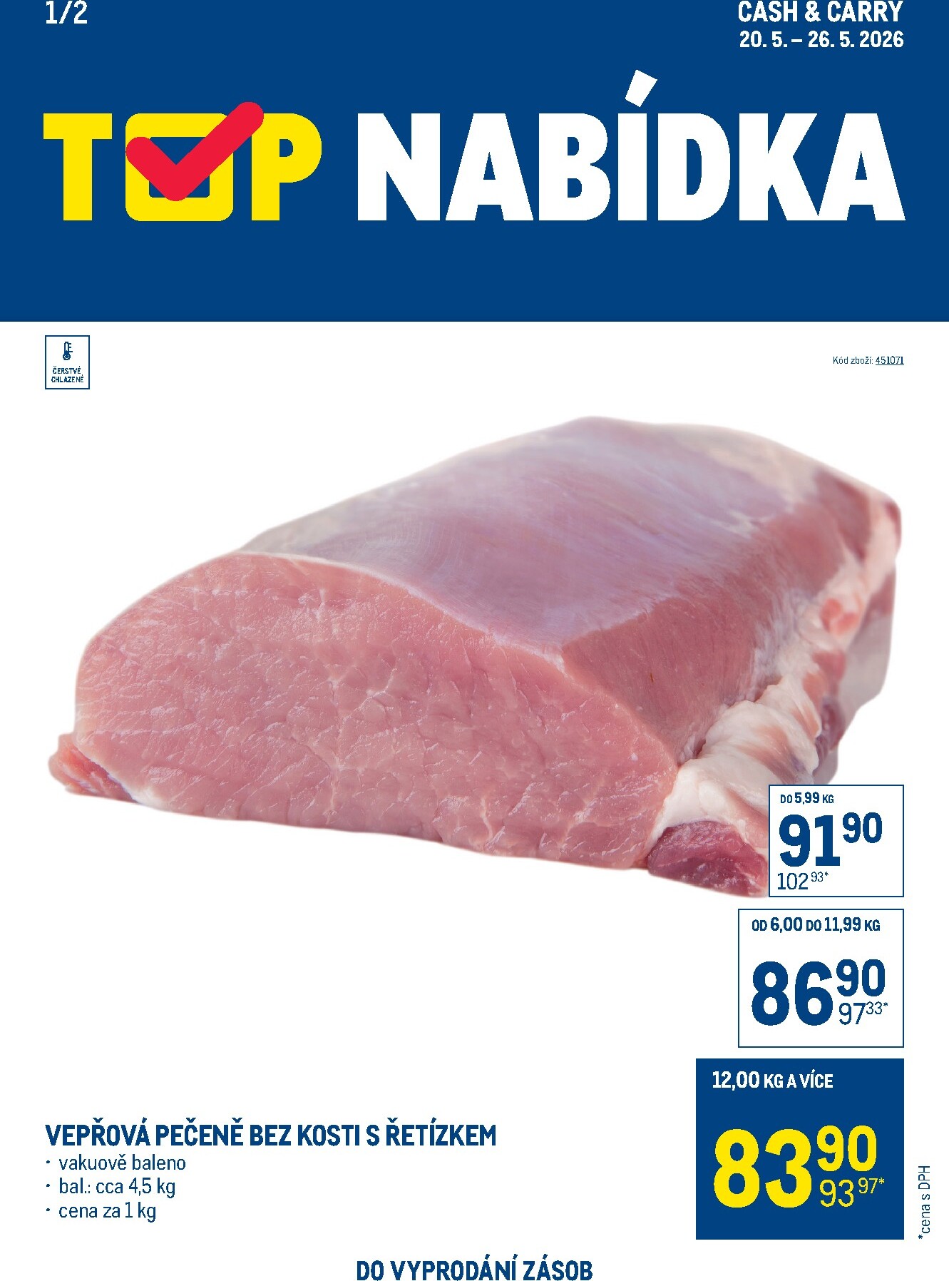 makro - Aktuální Makro - TOP maso leták platný od středy 20.05.2026 do úterý 26.05.2026