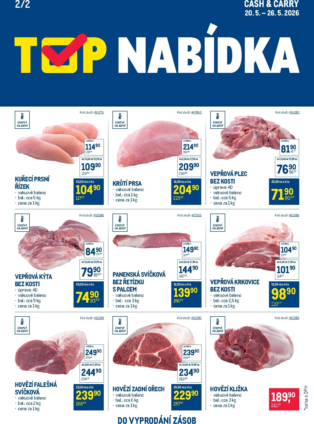 makro - Aktuální Makro - TOP maso leták platný od středy 20.05.2026 do úterý 26.05.2026 - page: 2