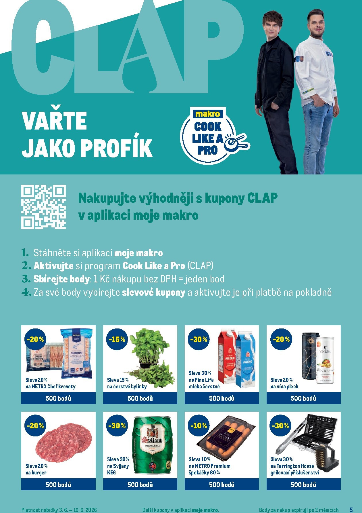 makro - Aktuální Makro - Pro milovníky jídla leták platný od středy 03.06.2026 do úterý 16.06.2026 - page: 5
