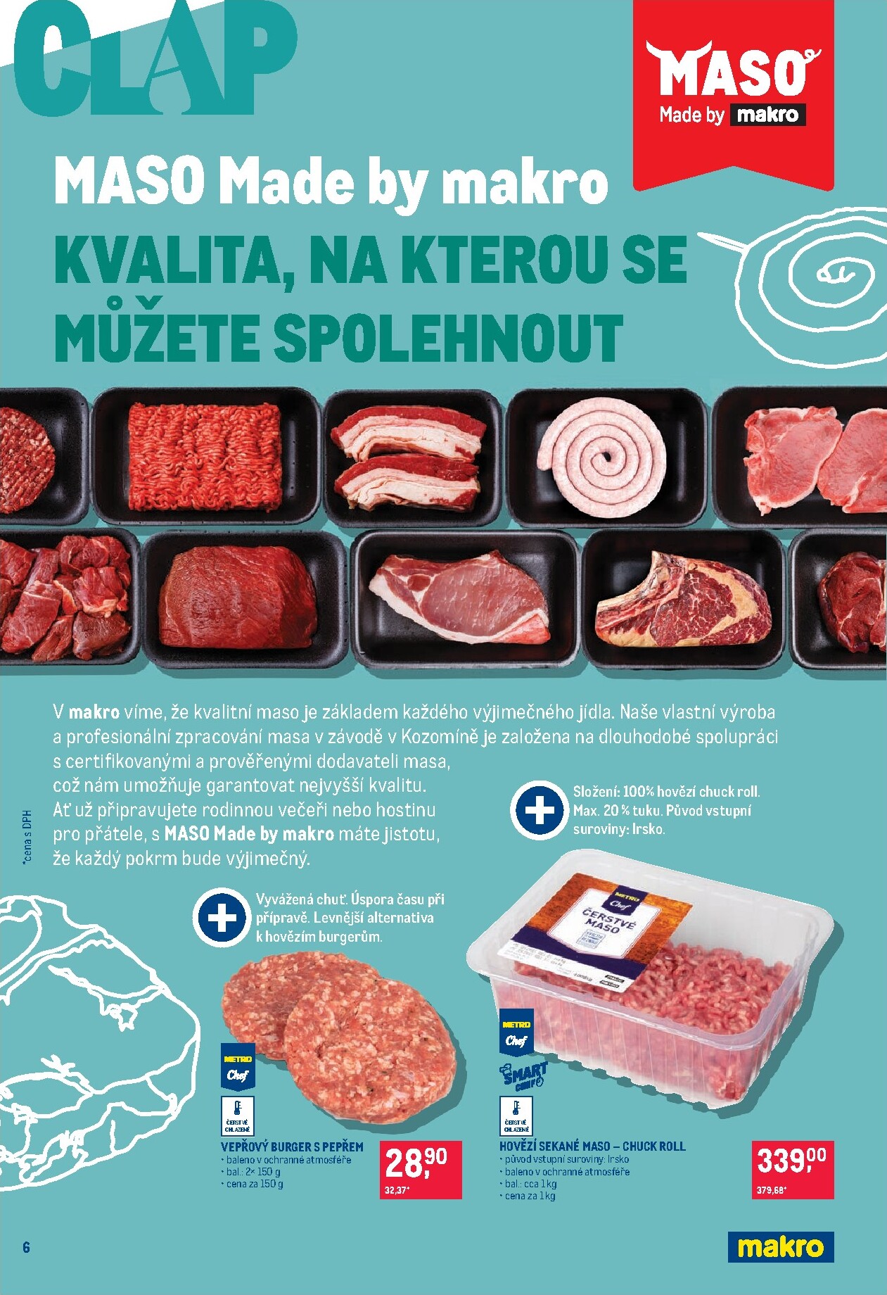 makro - Aktuální Makro - Pro milovníky jídla leták platný od středy 03.06.2026 do úterý 16.06.2026 - page: 6