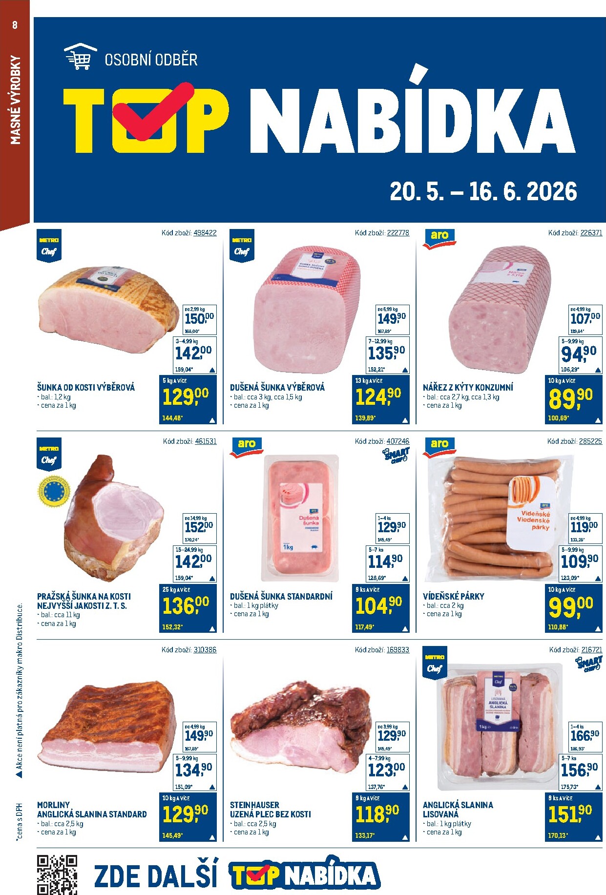 makro - Aktuální Makro - Gastronomie leták platný od středy 03.06.2026 do úterý 16.06.2026 - page: 8
