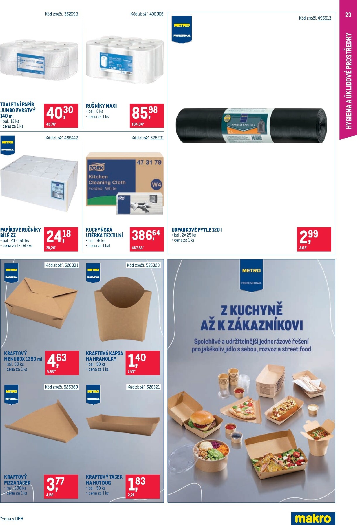 makro - Aktuální Makro - Gastronomie - Distribuce leták platný od úterý 02.06.2026 do pondělí 15.06.2026 - page: 23