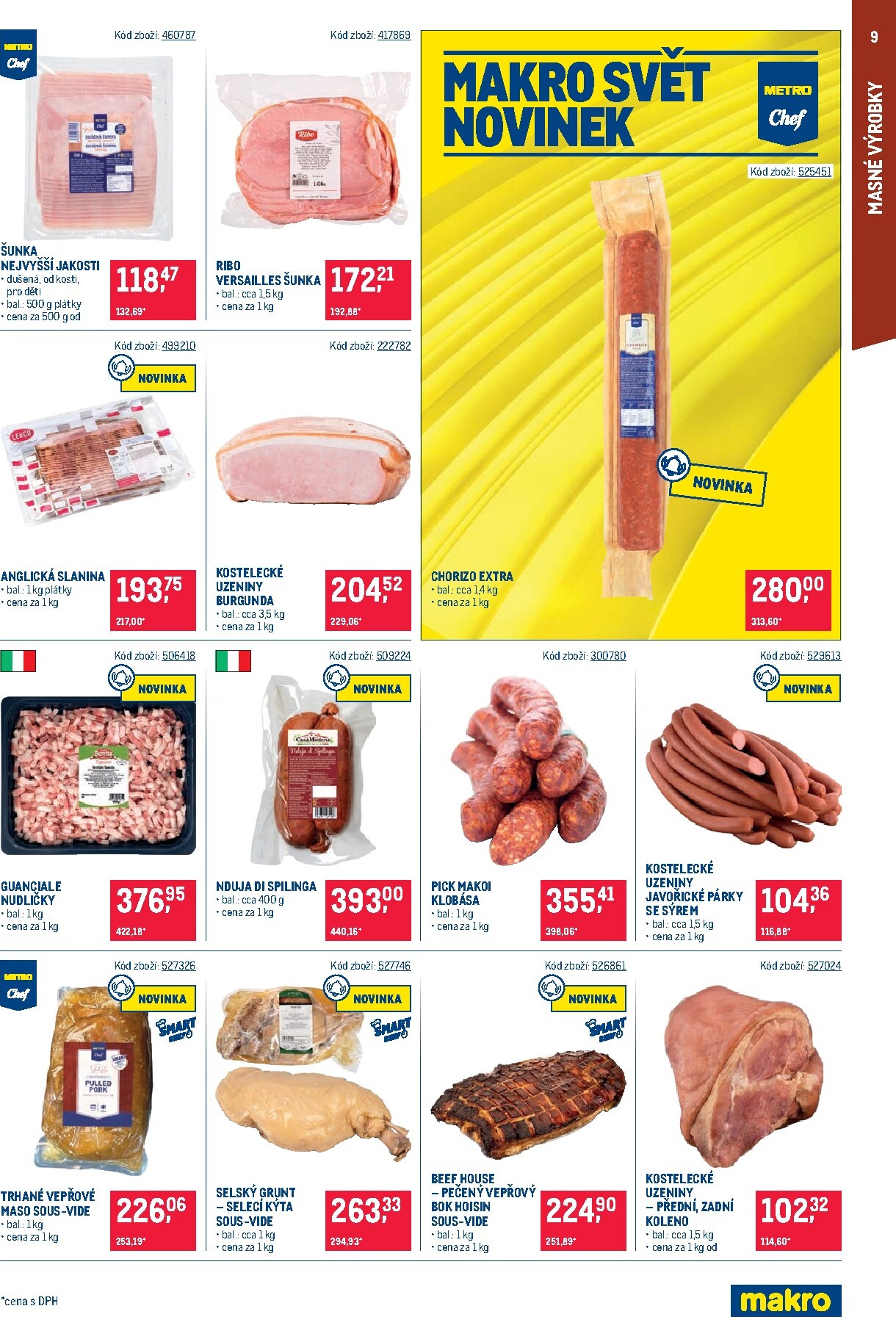 makro - Aktuální Makro - Gastronomie - Distribuce leták platný od úterý 02.06.2026 do pondělí 15.06.2026 - page: 9