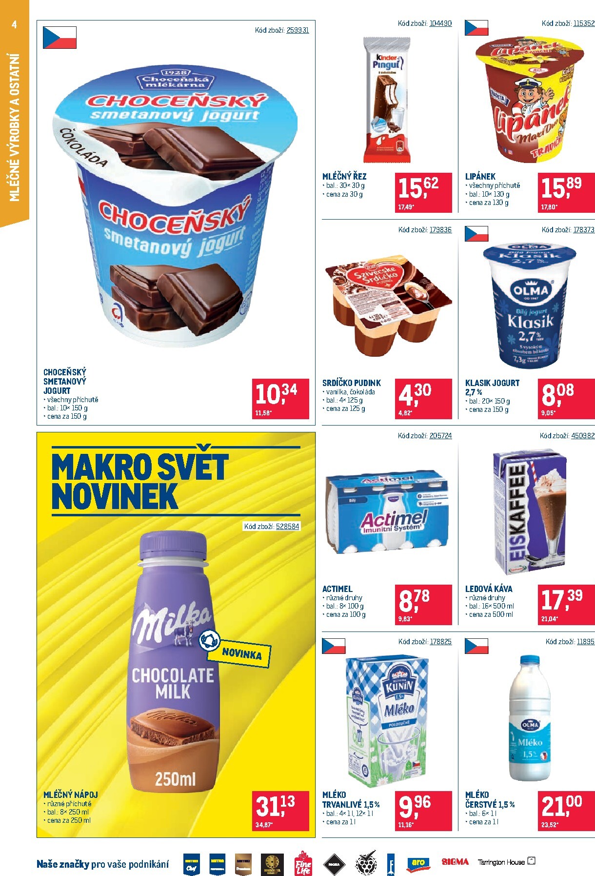 makro - Aktuální Makro - Maloobchod - Distribuce leták platný od úterý 02.06.2026 do pondělí 15.06.2026 - page: 4