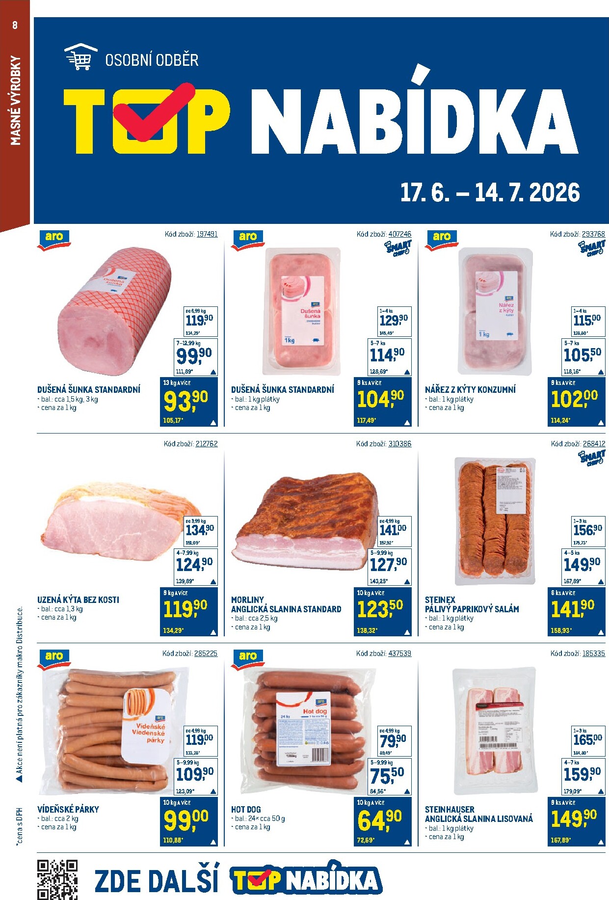makro - Aktuální Makro - Gastronomie leták platný od středy 17.06.2026 do úterý 30.06.2026 - page: 8