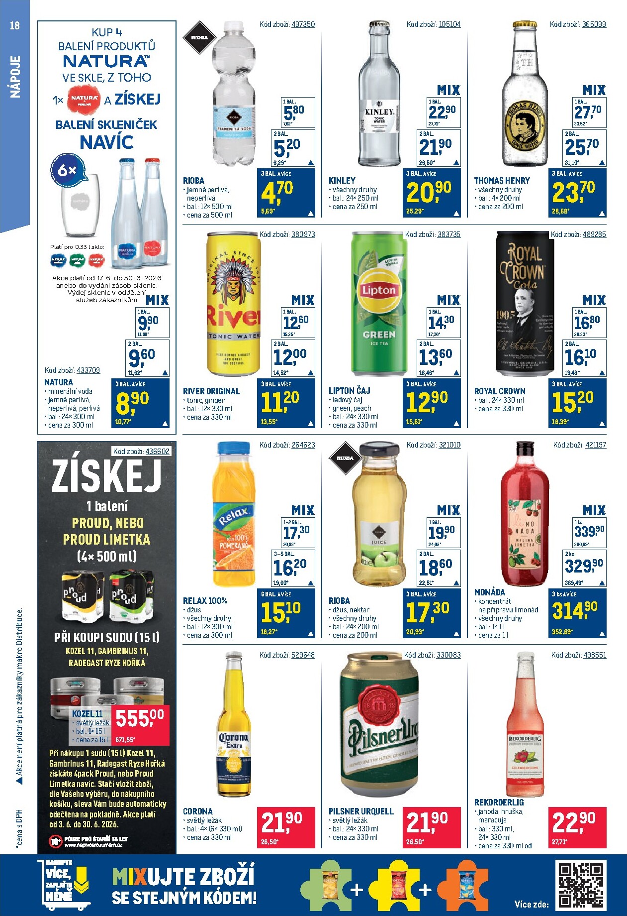 makro - Aktuální Makro - Gastronomie leták platný od středy 17.06.2026 do úterý 30.06.2026 - page: 18
