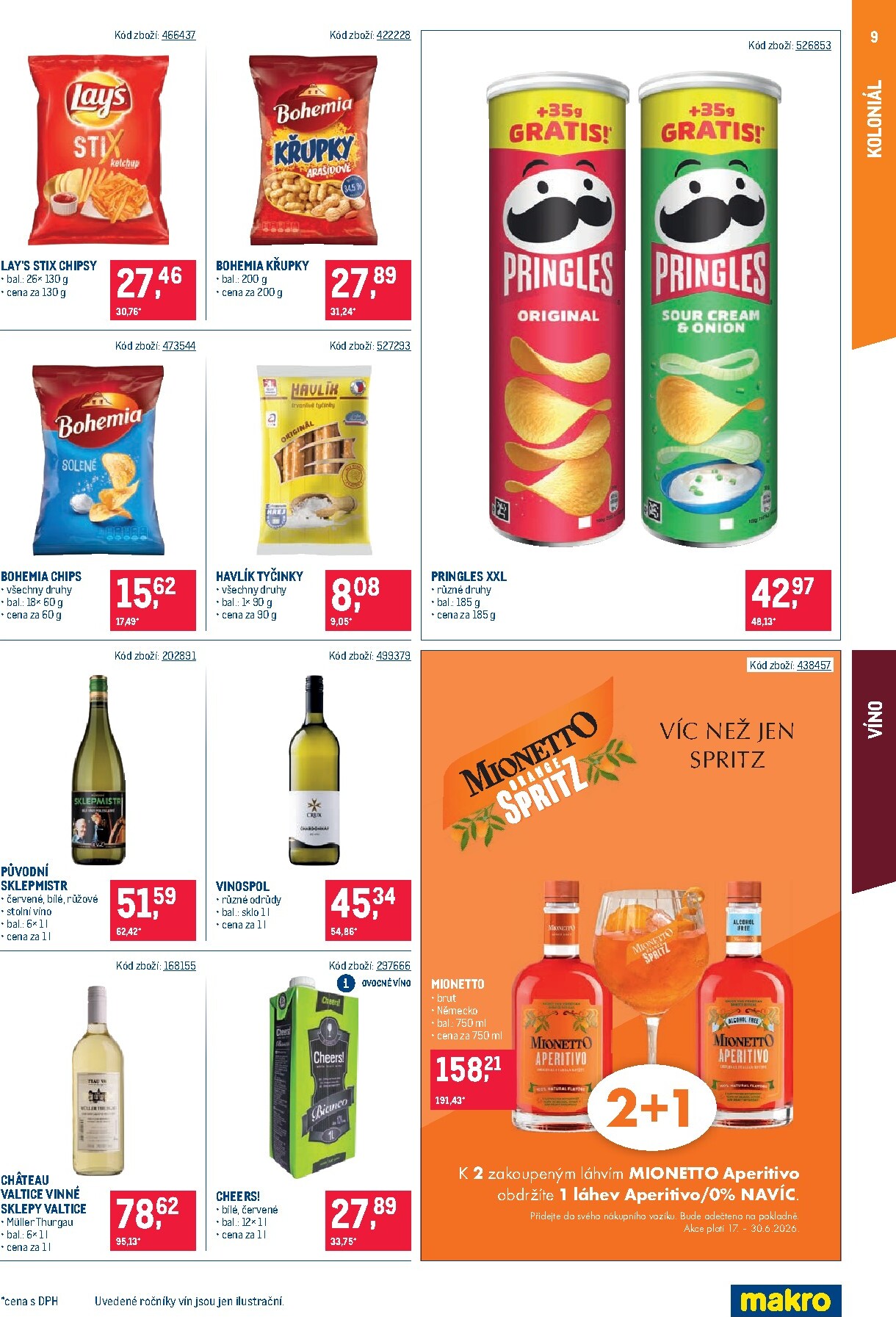 makro - Aktuální Makro - Maloobchod Distribuce leták platný od úterý 16.06.2026 do pondělí 29.06.2026 - page: 9