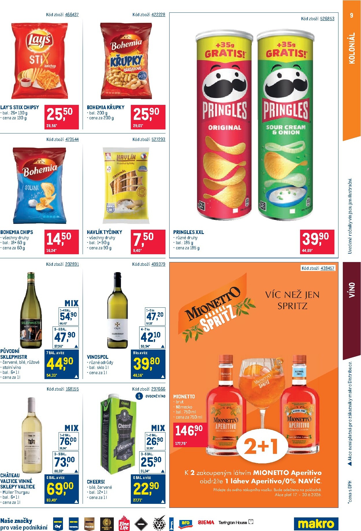 makro - Aktuální Makro - Maloobchod leták platný od středy 17.06.2026 do úterý 30.06.2026 - page: 9