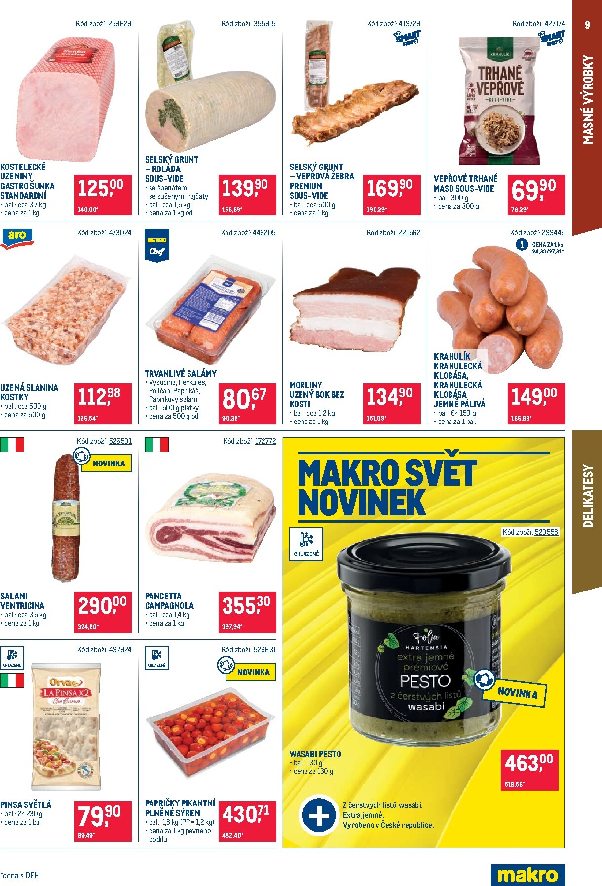 makro - Aktuální Makro - Gastronomie distribuce leták platný od úterý 16.06.2026 do pondělí 29.06.2026 - page: 9