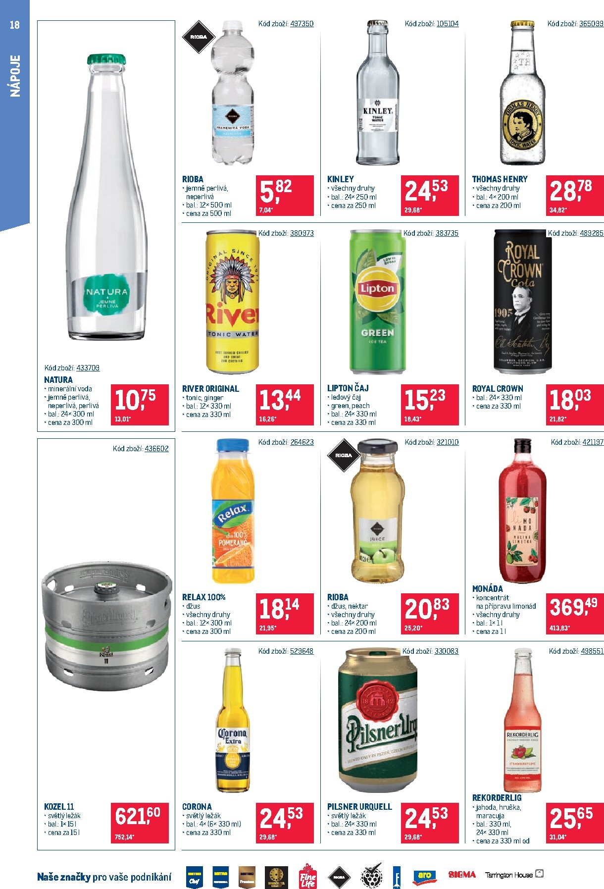 makro - Aktuální Makro - Gastronomie distribuce leták platný od úterý 16.06.2026 do pondělí 29.06.2026 - page: 18