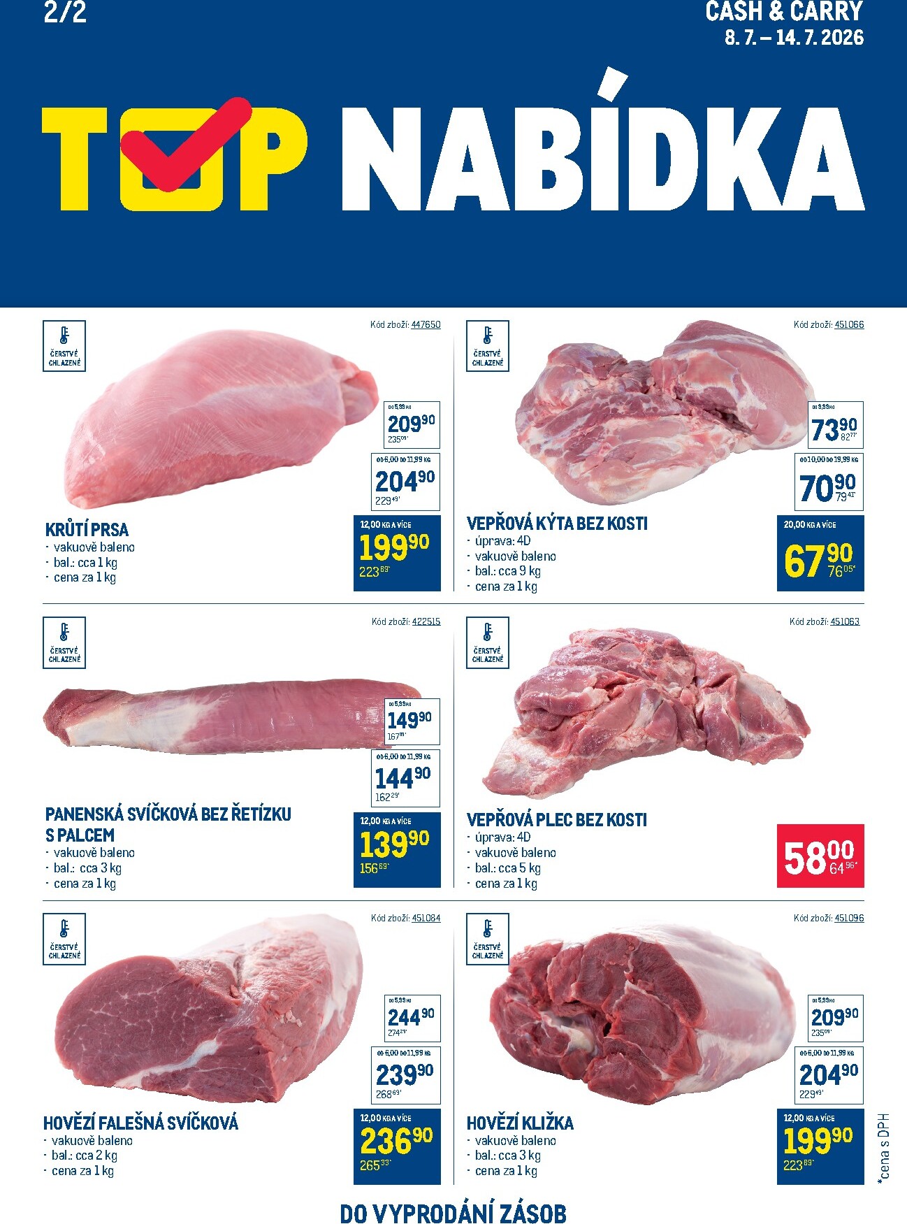 makro - Aktuální Makro - TOP nabídka Cash & Carry leták platný od středy 08.07.2026 do úterý 14.07.2026 - page: 2