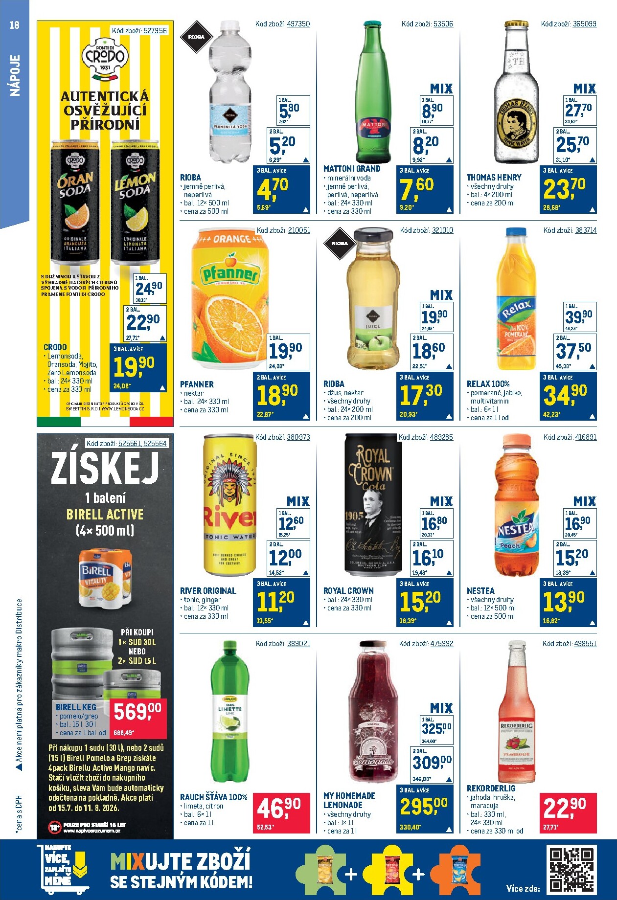 makro - Budoucí Makro - Gastronomie leták platný od středy 15.07.2026 do úterý 28.07.2026 - page: 18