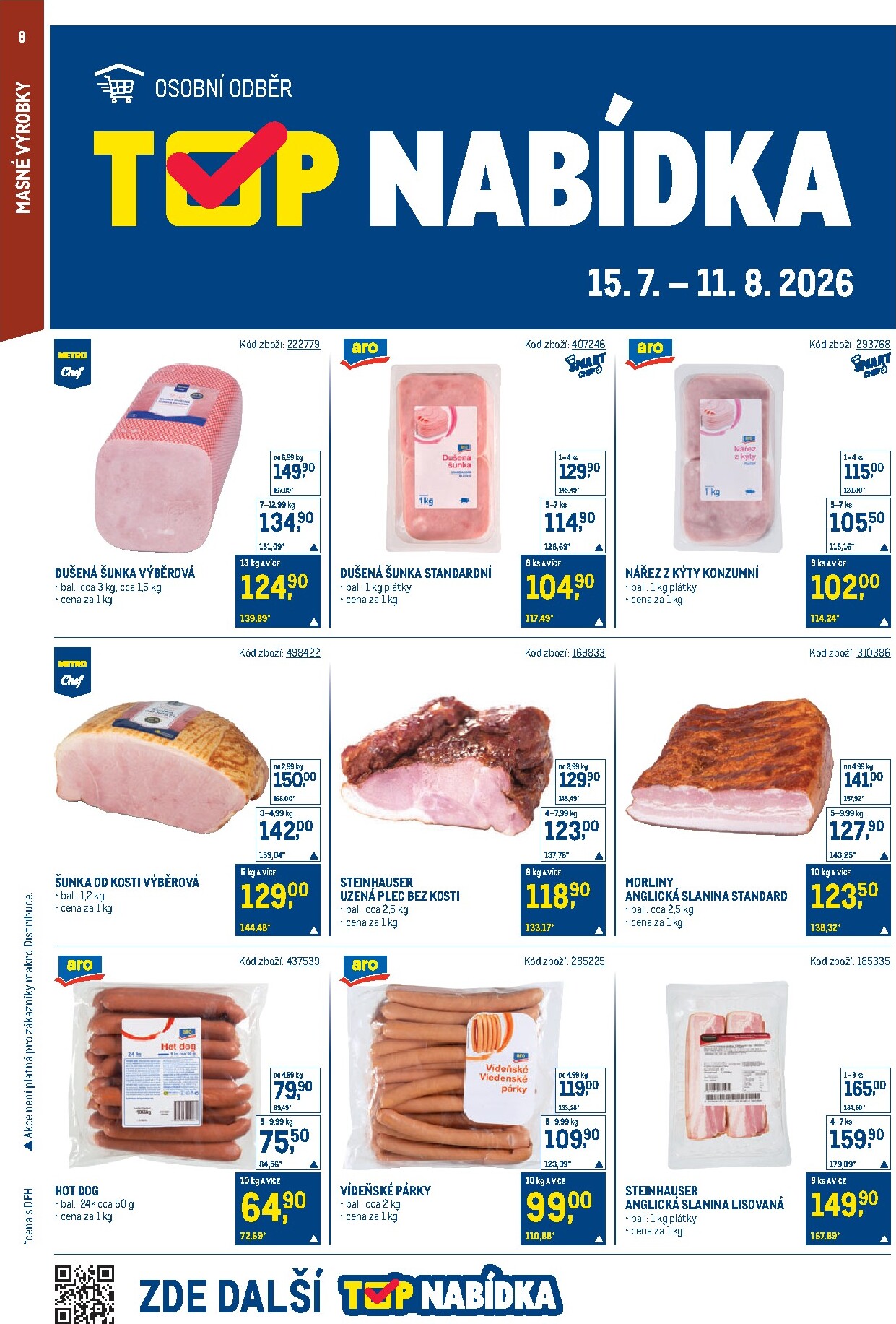 makro - Budoucí Makro - Gastronomie leták platný od středy 15.07.2026 do úterý 28.07.2026 - page: 8