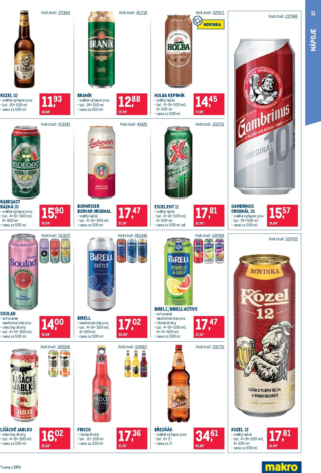 makro - Aktuální Makro - Maloobchod - Distribuce leták platný od úterý 14.07.2026 do pondělí 27.07.2026 - page: 11