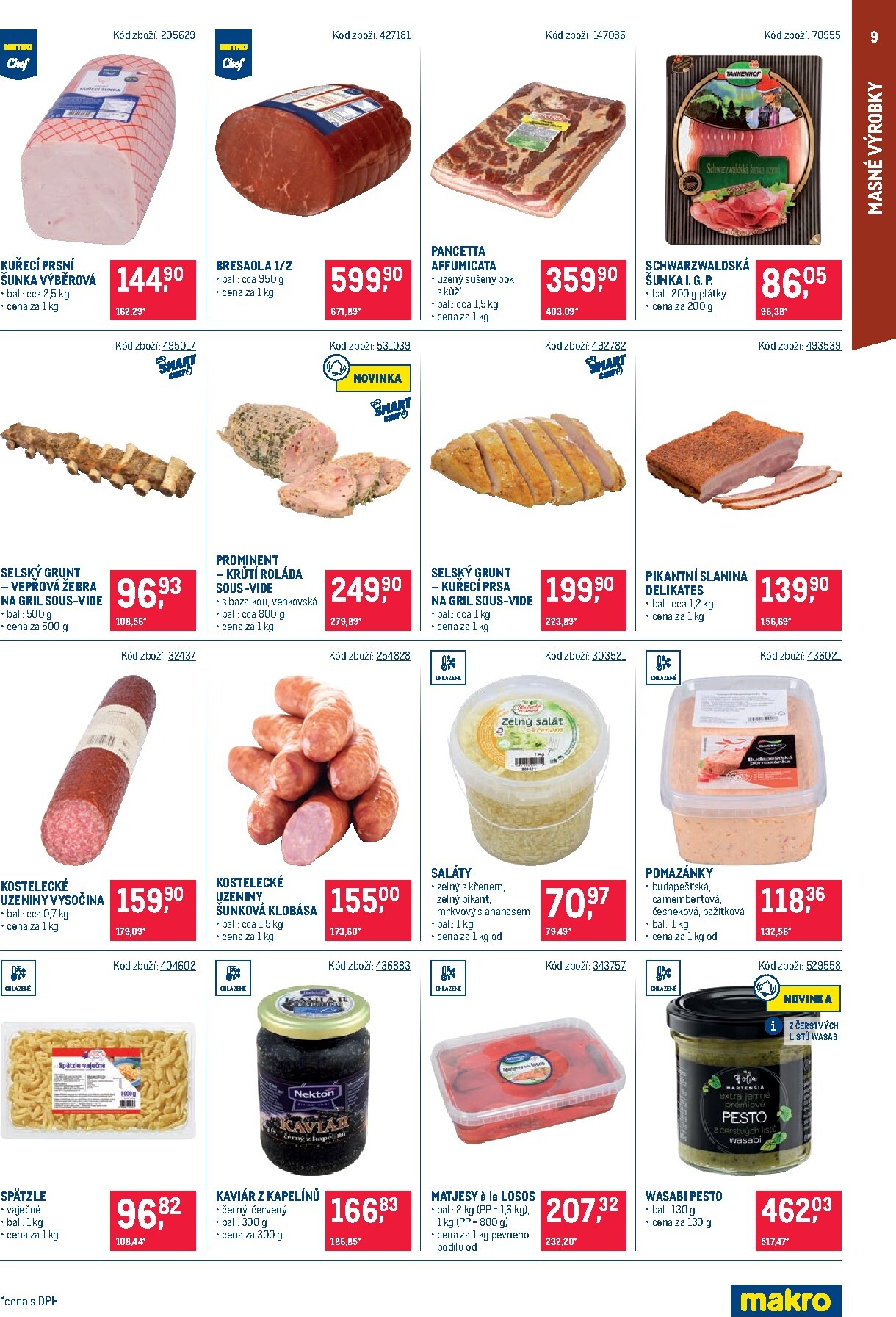 makro - Aktuální Makro - Gastronomie - Distribuce leták platný od úterý 14.07.2026 do pondělí 27.07.2026 - page: 9