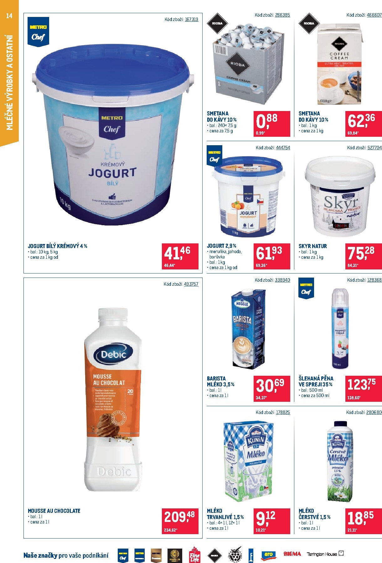 makro - Aktuální Makro - Gastronomie - Distribuce leták platný od úterý 14.07.2026 do pondělí 27.07.2026 - page: 14