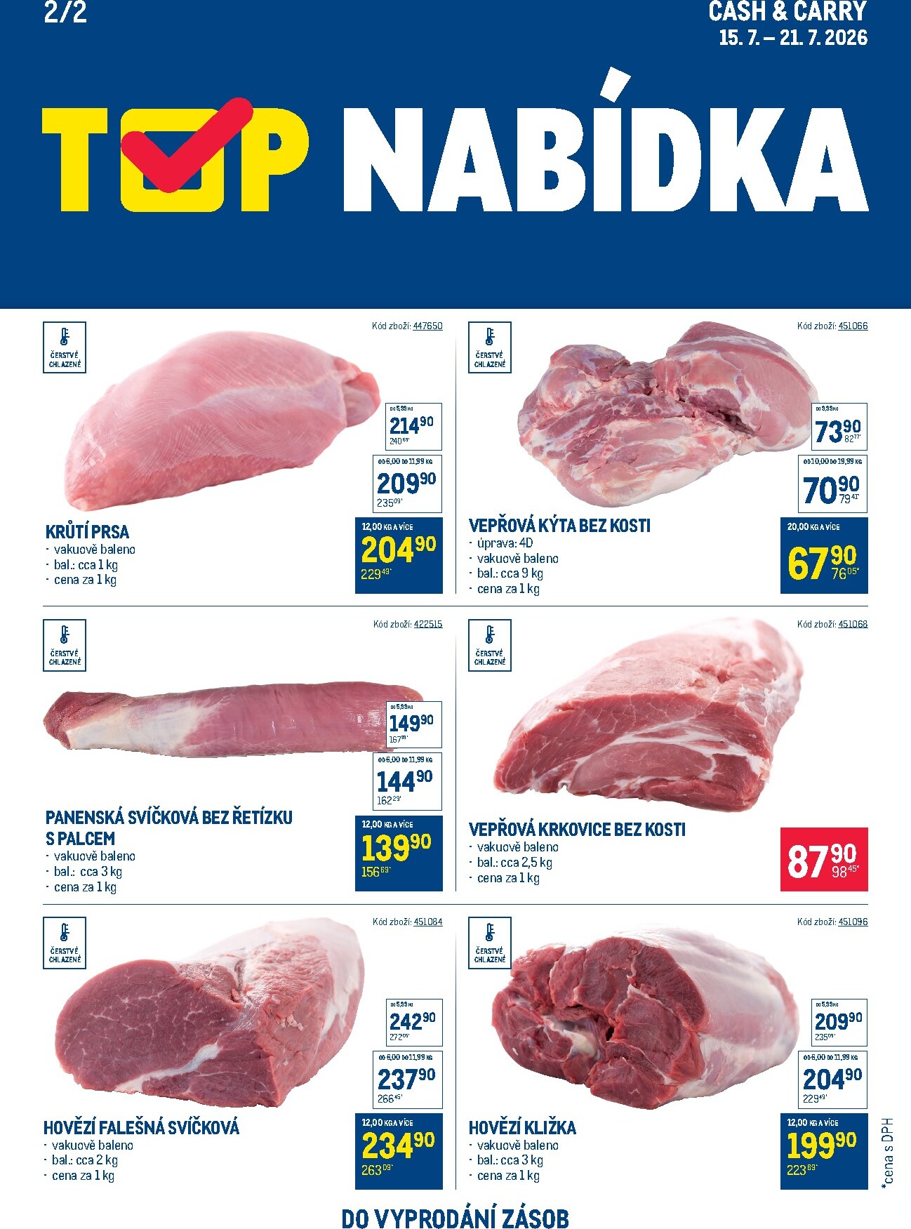 makro - Aktuální Makro - TOP maso leták platný od středy 15.07.2026 do úterý 21.07.2026 - page: 2