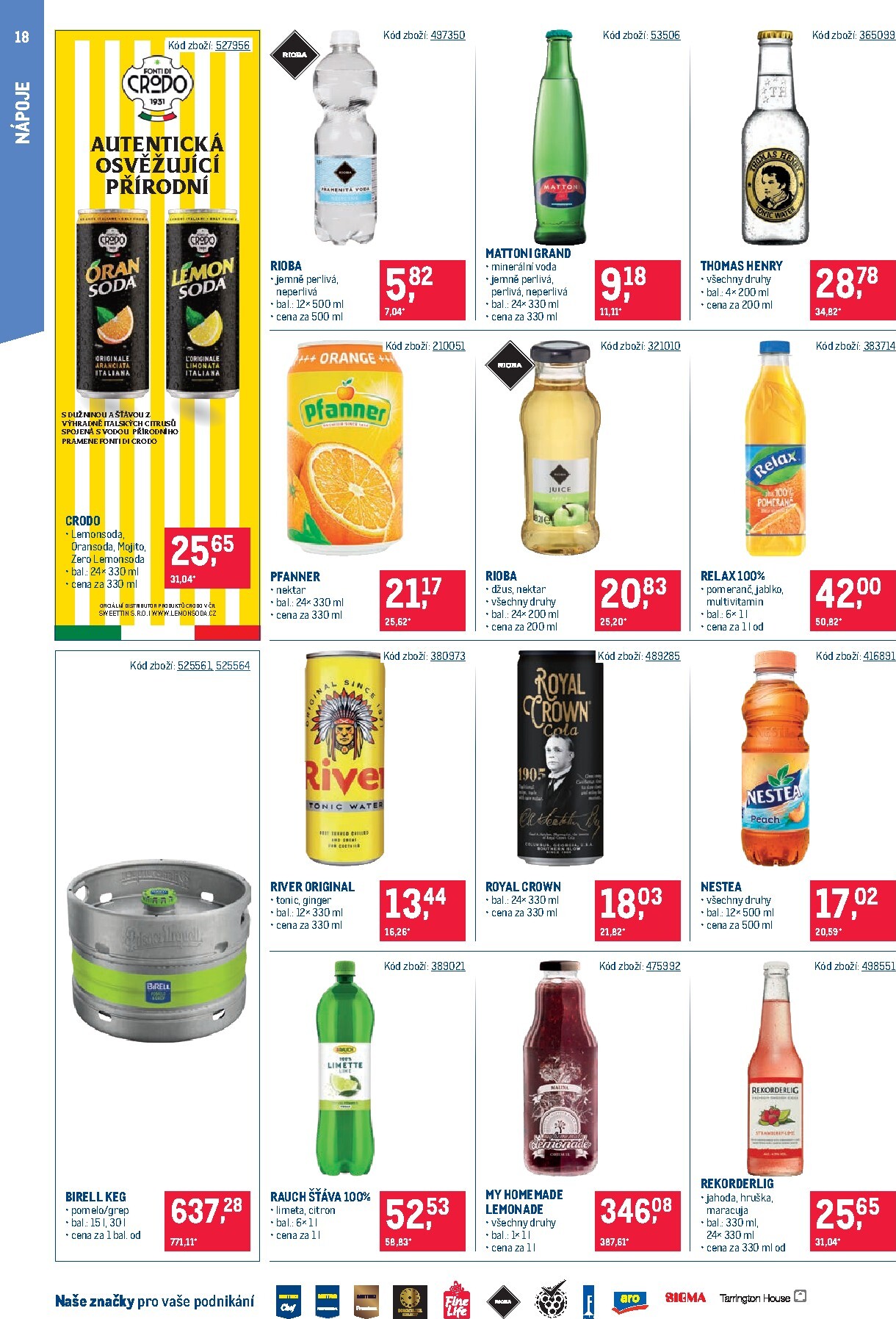 makro - Aktuální Makro - Gastronomie distribuce leták platný od úterý 14.07.2026 do pondělí 27.07.2026 - page: 18