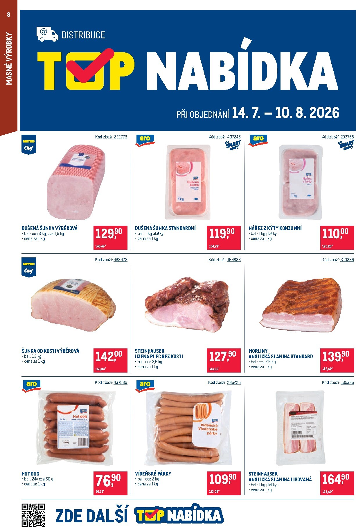 makro - Aktuální Makro - Gastronomie distribuce leták platný od úterý 14.07.2026 do pondělí 27.07.2026 - page: 8