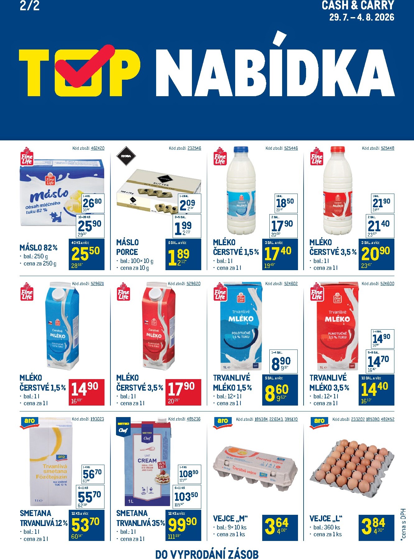 makro - Aktuální Makro - TOP nabídka Cash & Carry leták platný od středy 29.07.2026 do úterý 11.08.2026 - page: 2