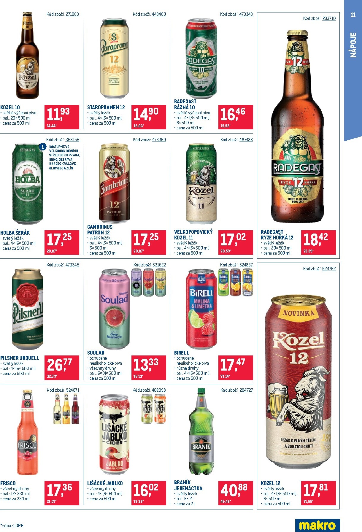 makro - Aktuální Makro - Maloobchod - Distribuce leták platný od úterý 11.08.2026 do pondělí 24.08.2026 - page: 11